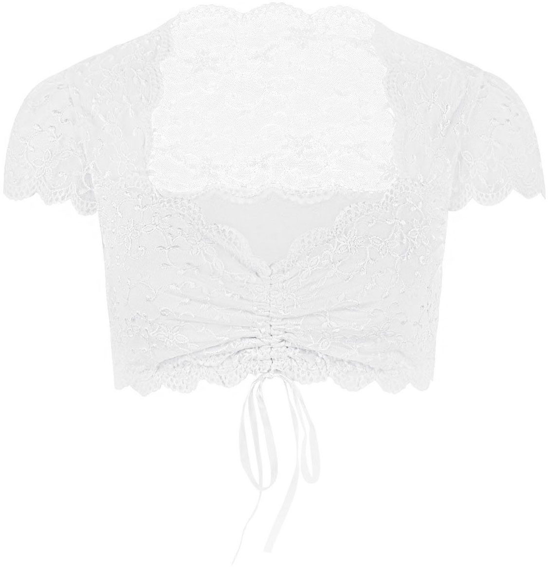 Nina Von C. Dirndlbluse mit herzförmigem günstig online kaufen