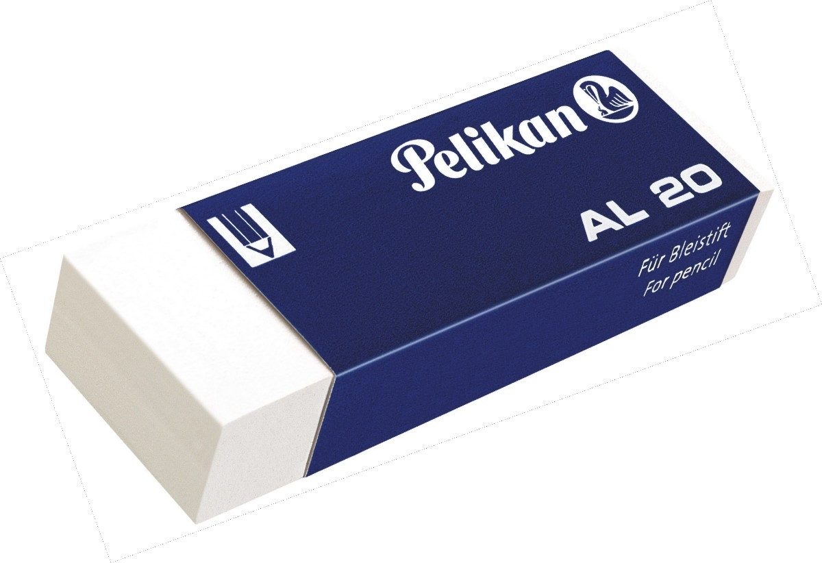 Pelikan Radiergummi Radierer AL20 Kunststoff weiß.