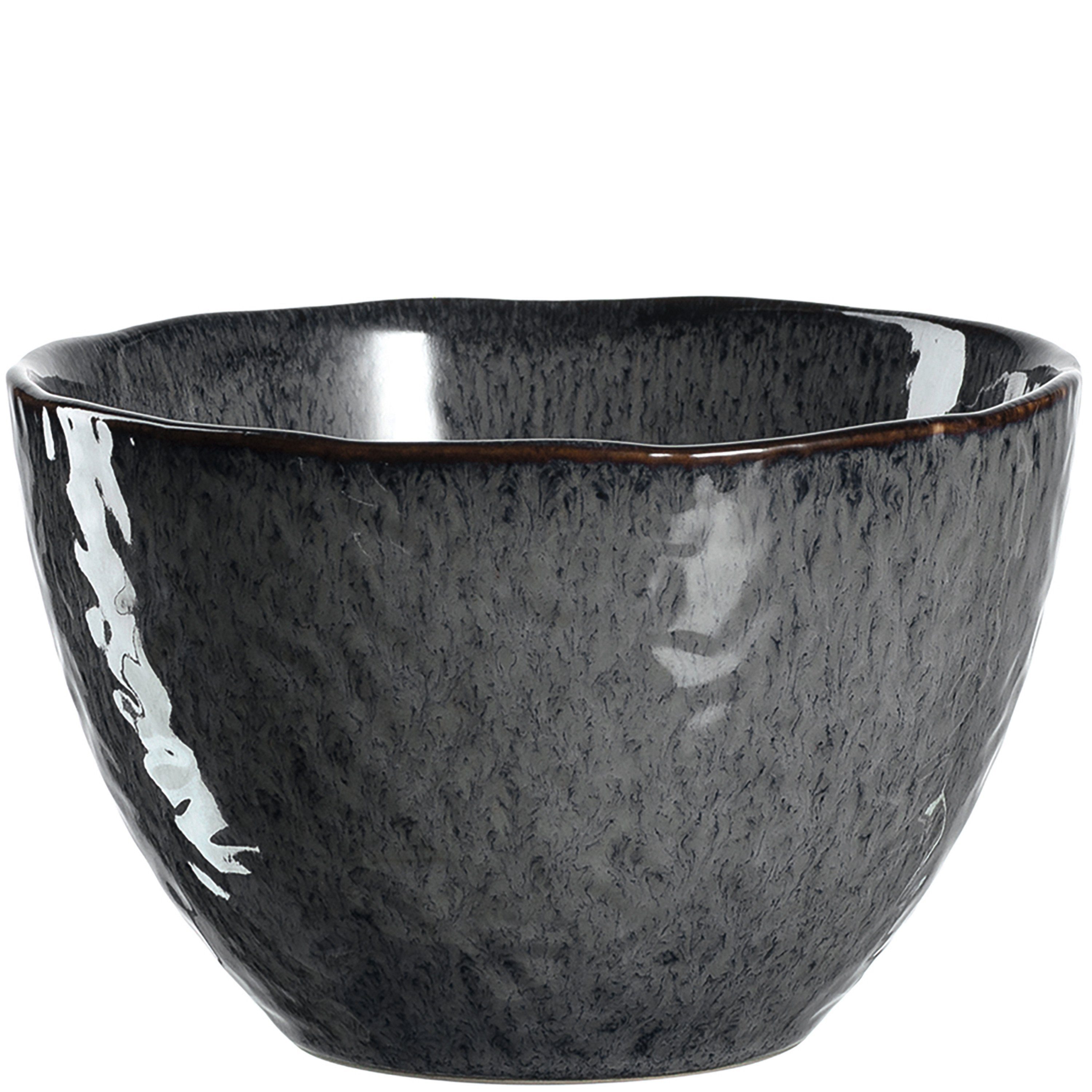 LEONARDO Schale LEONARDO Bowl / Keramikschale MATERA, verschiedene Größen, anthrazit, Keramik, (1-tlg)