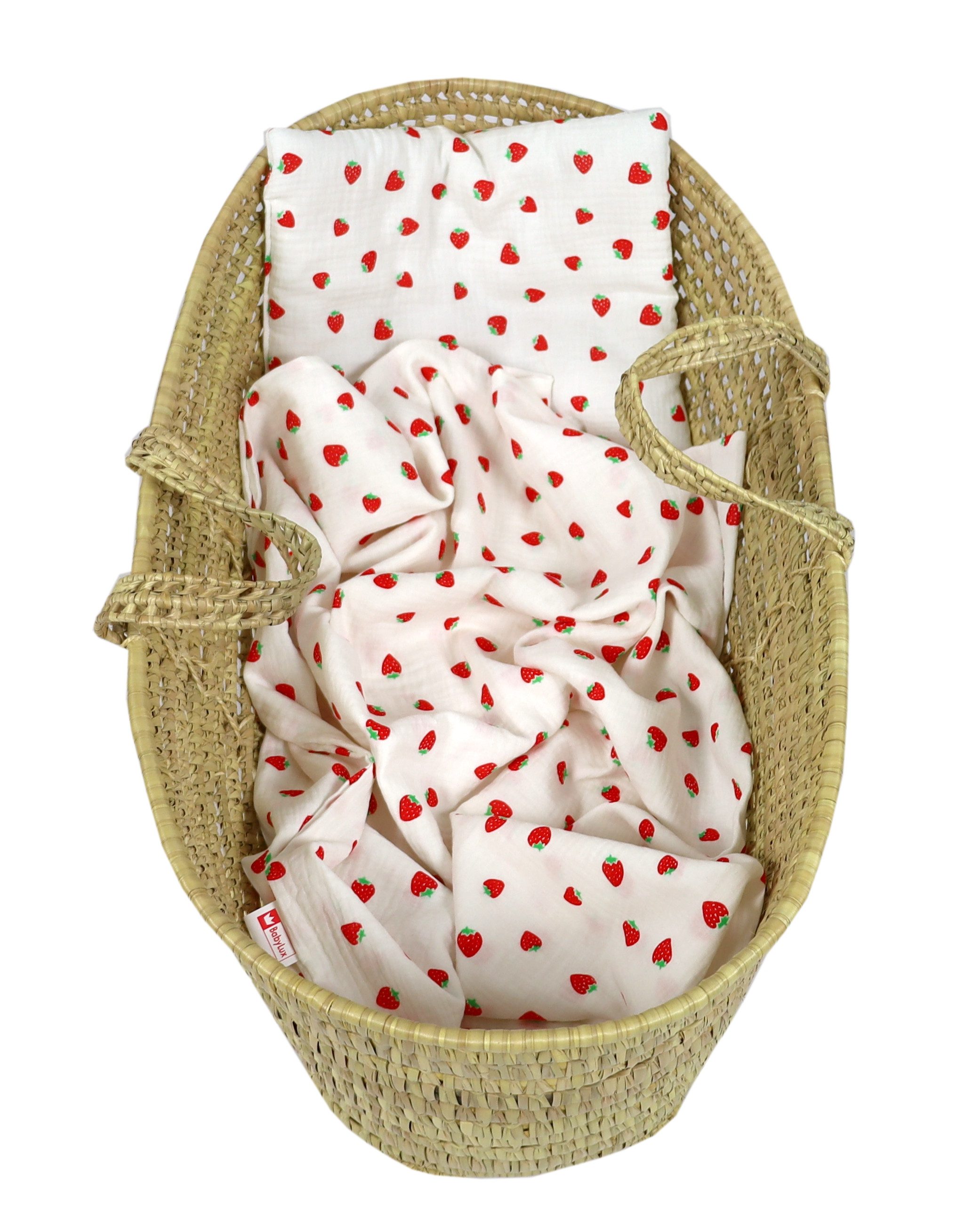 Babydecke BabyLux Musselin Decke 75x100cm +Kissen günstig online kaufen