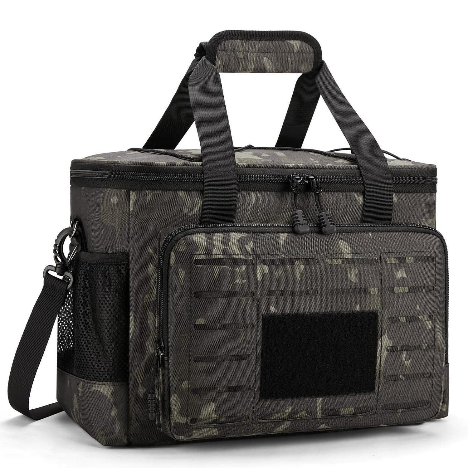 Kühltasche Kühltasche taktisch faltbar Lunchtasche Herren 30L 20L Schwarz Camo