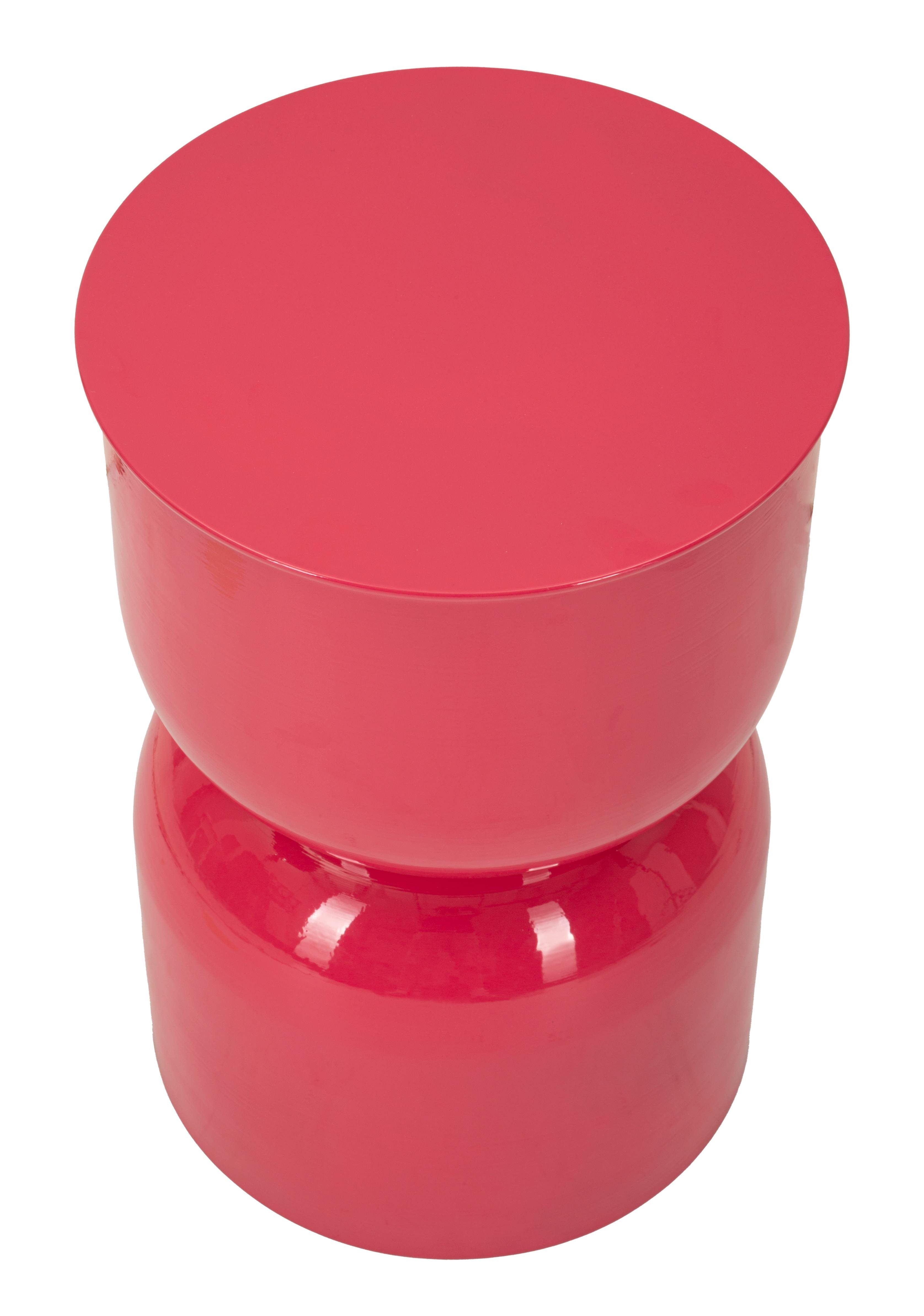MF Beistelltisch Beistelltisch Oyi Fuxia Metall modern rund pink (1-St)