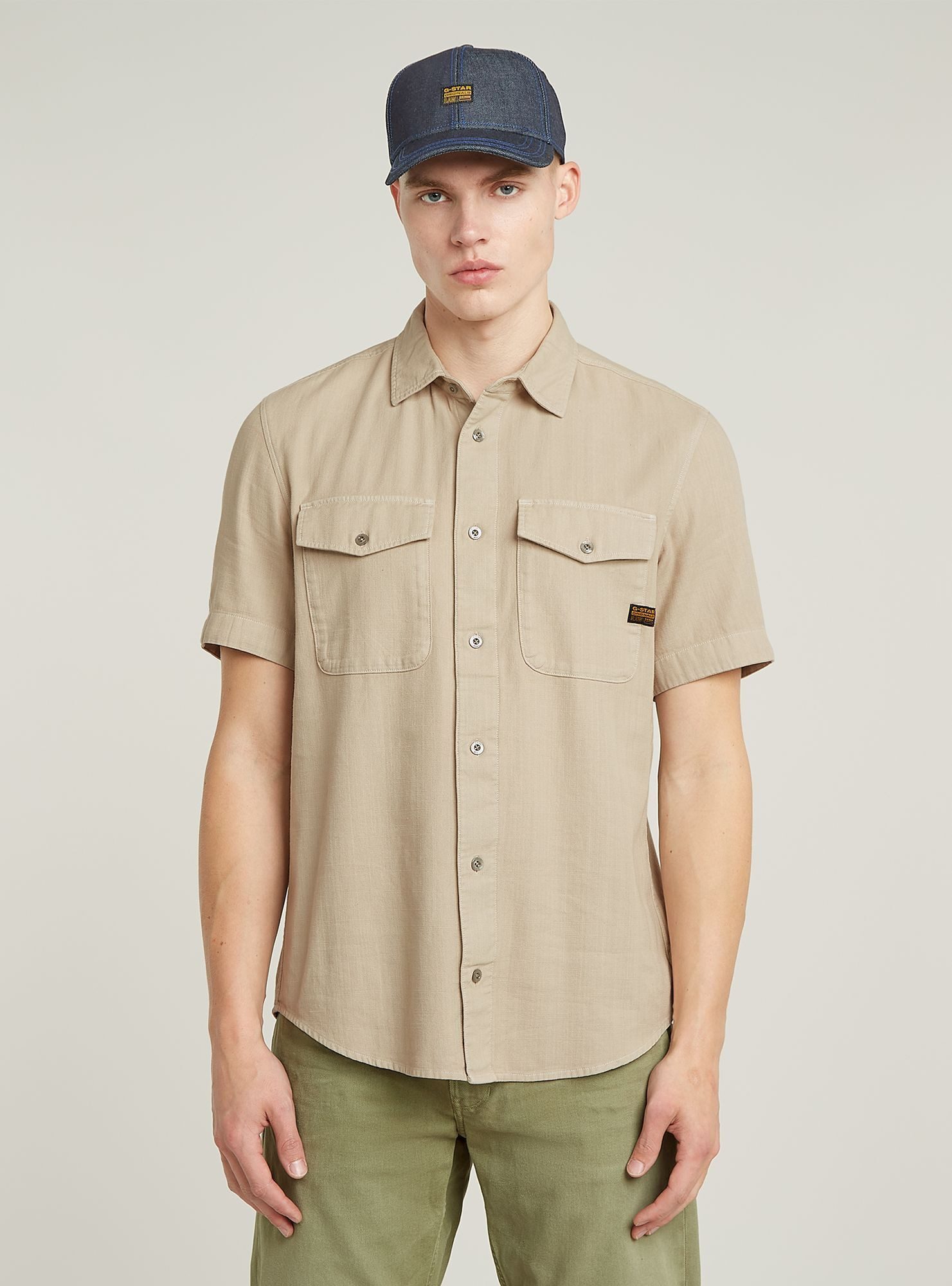 G-STAR Langarmshirt Marine Slim Hemd günstig online kaufen