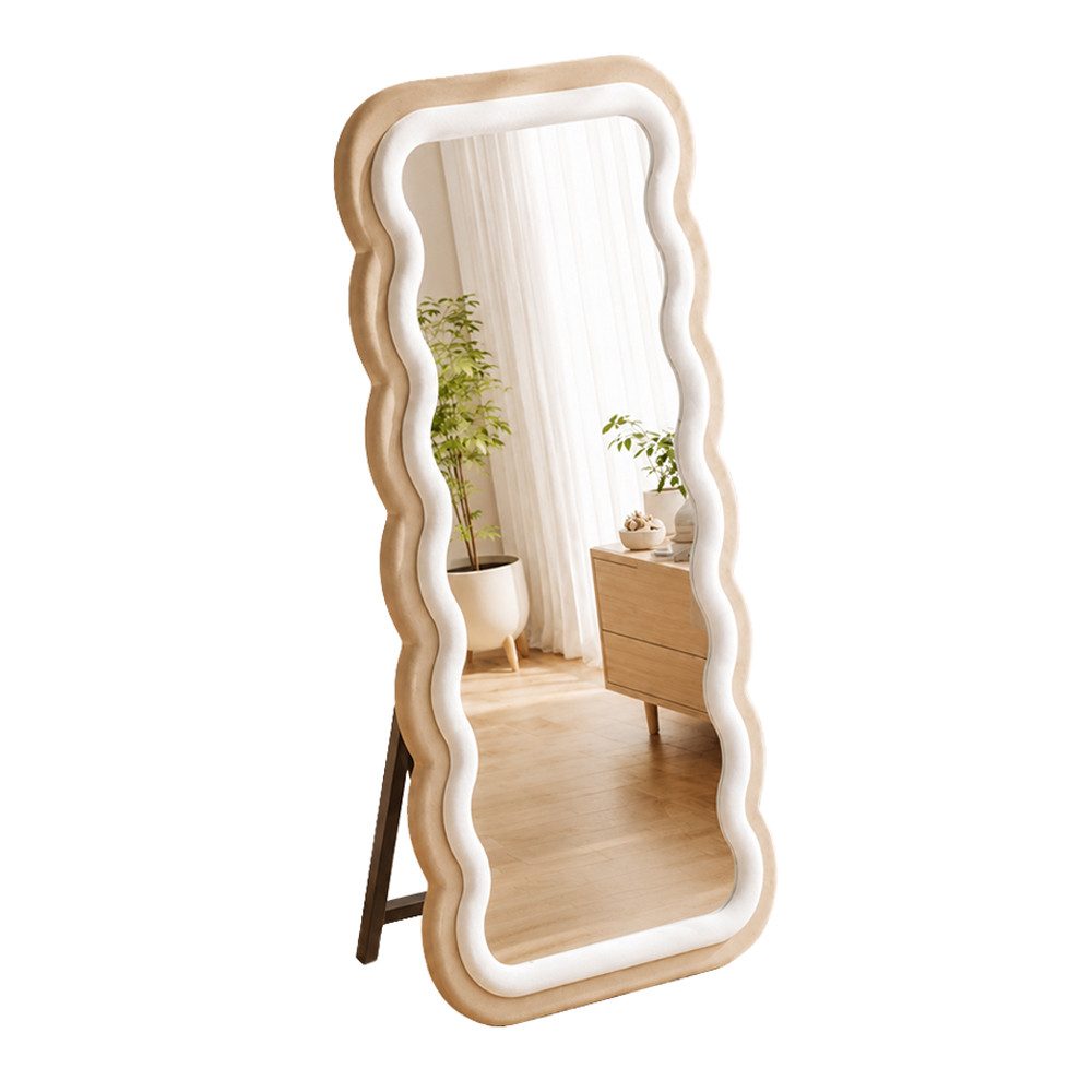 Muxing Ganzkörperspiegel Standspiegel mit Standfuß für Schlafzimmer (1-St)