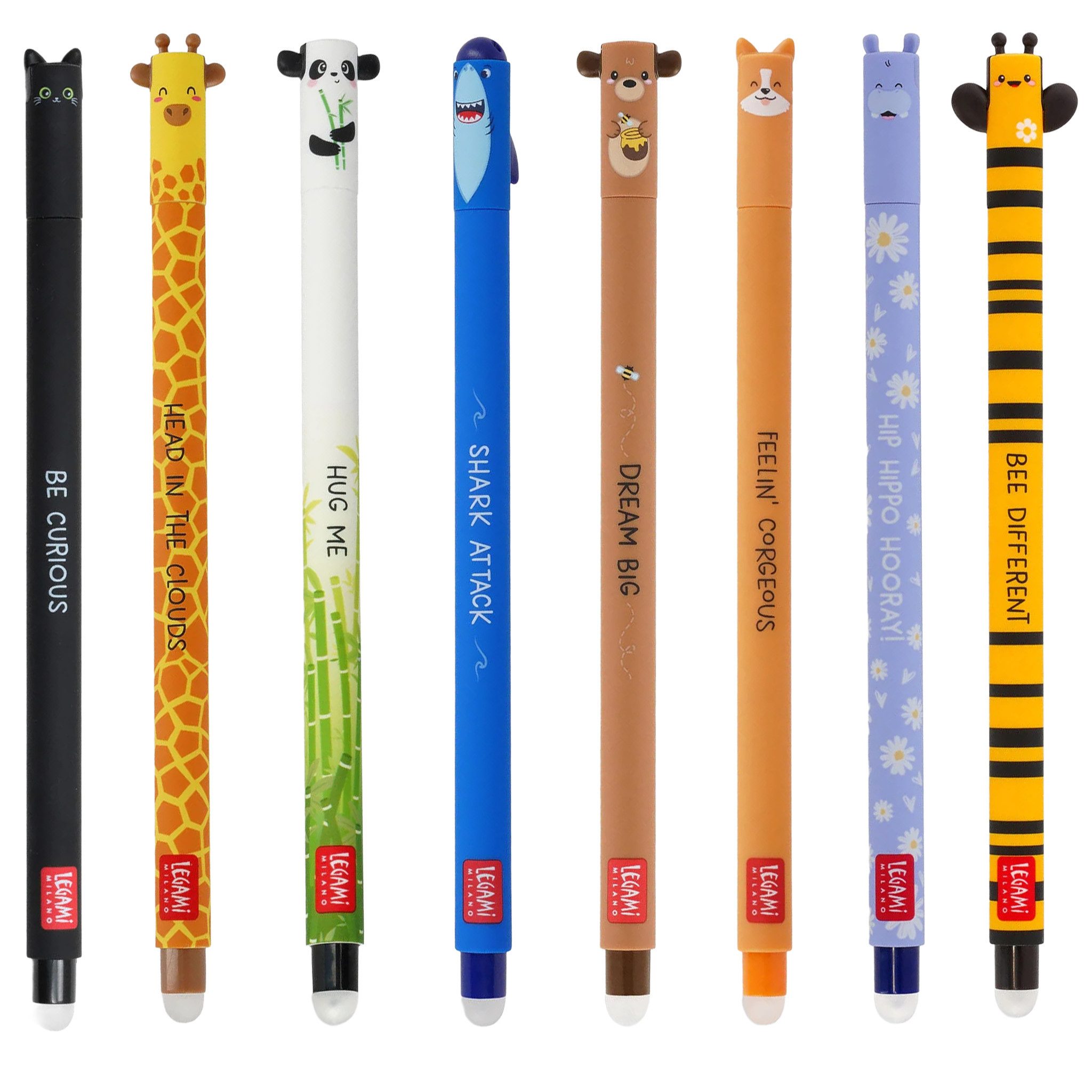 Legami Gelschreiber LEGAMI Set mit radierbaren Gelstiften, radierbar, (8-tlg)