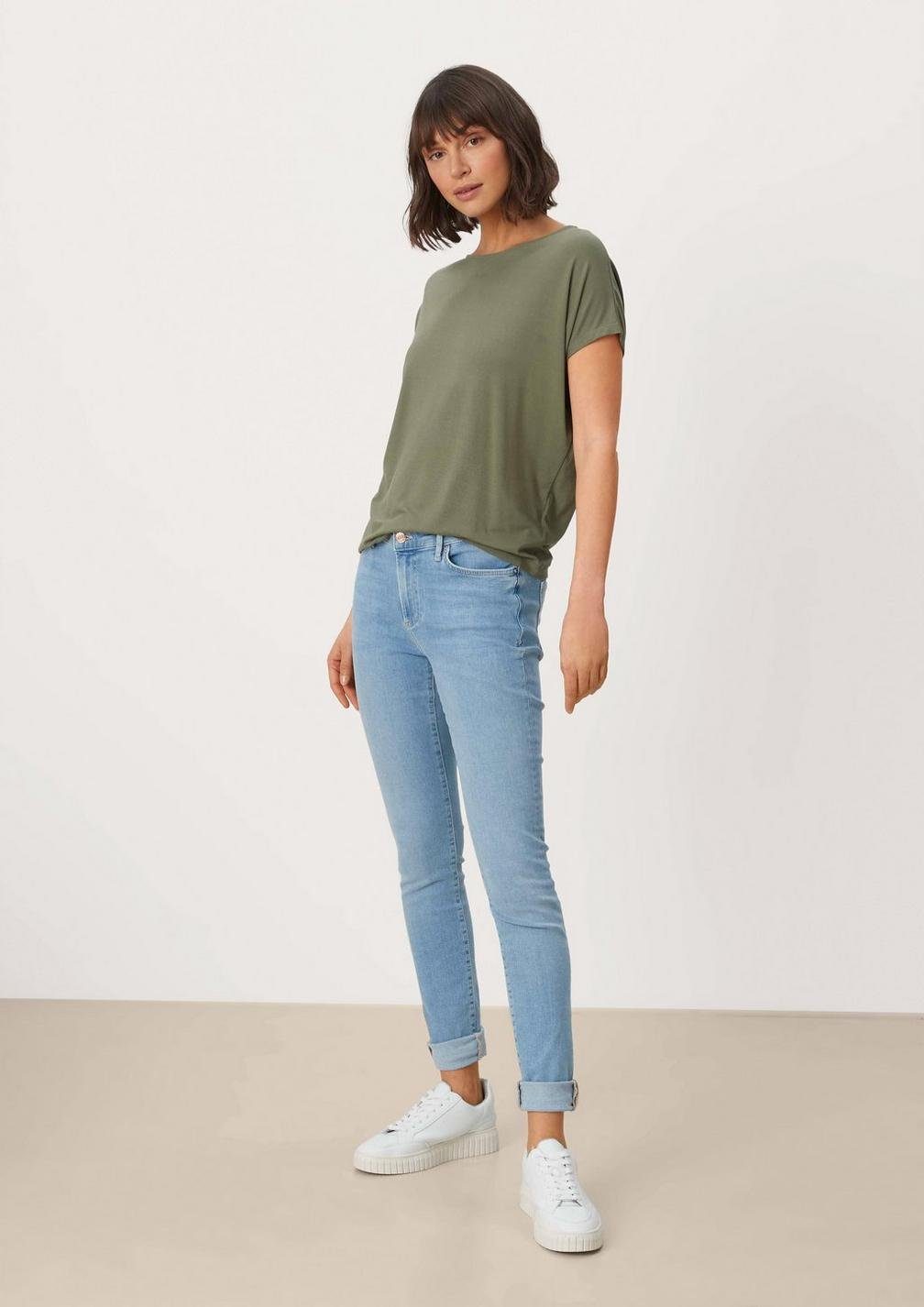 Skinny rise, Mid Skinny-Leg-Form light blue Fit, 53Z4 IZABELL s.Oliver Skinny-fit-Jeans