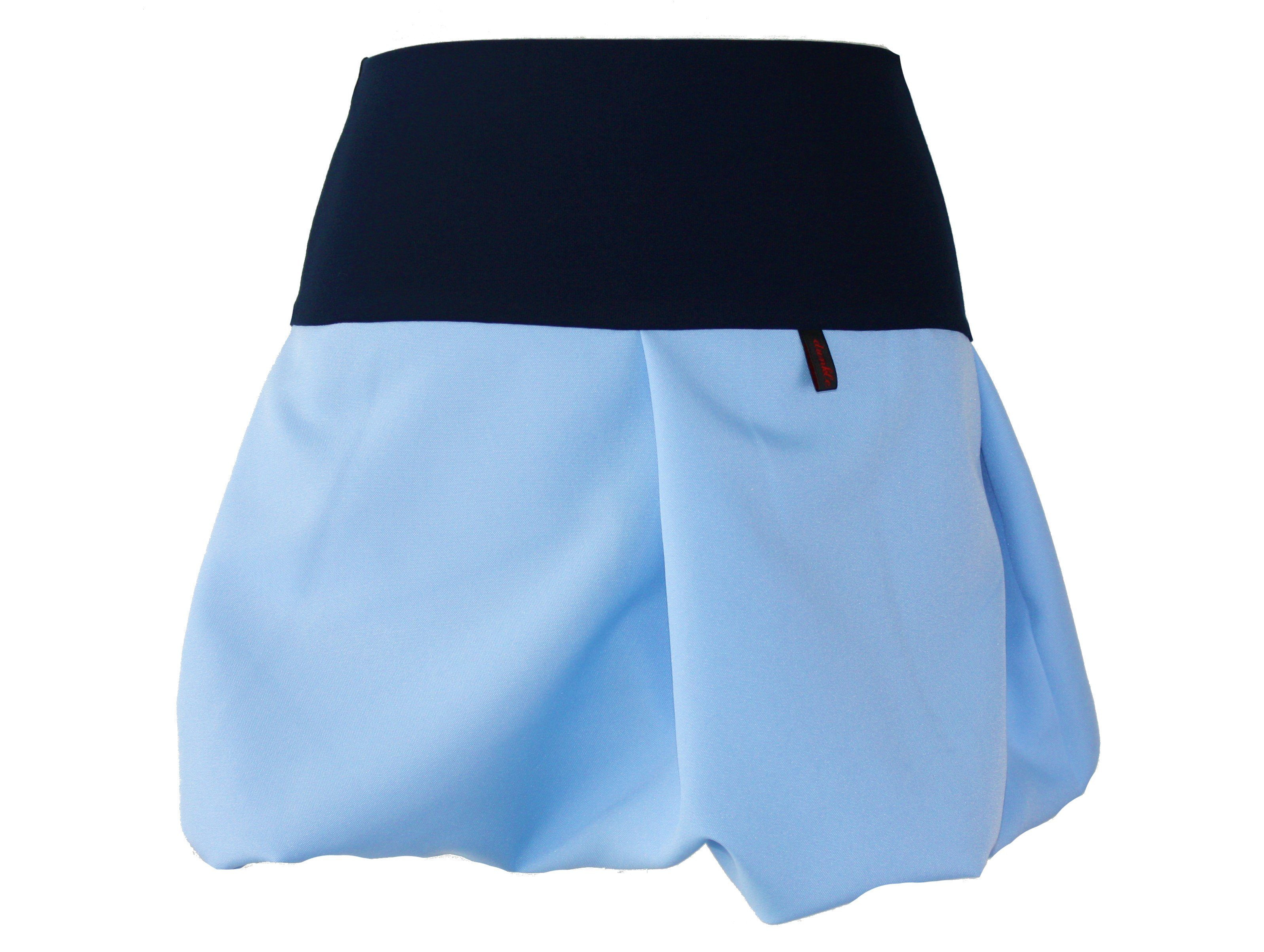 dunkle design Minirock Ballonrock Blau Marine günstig online kaufen