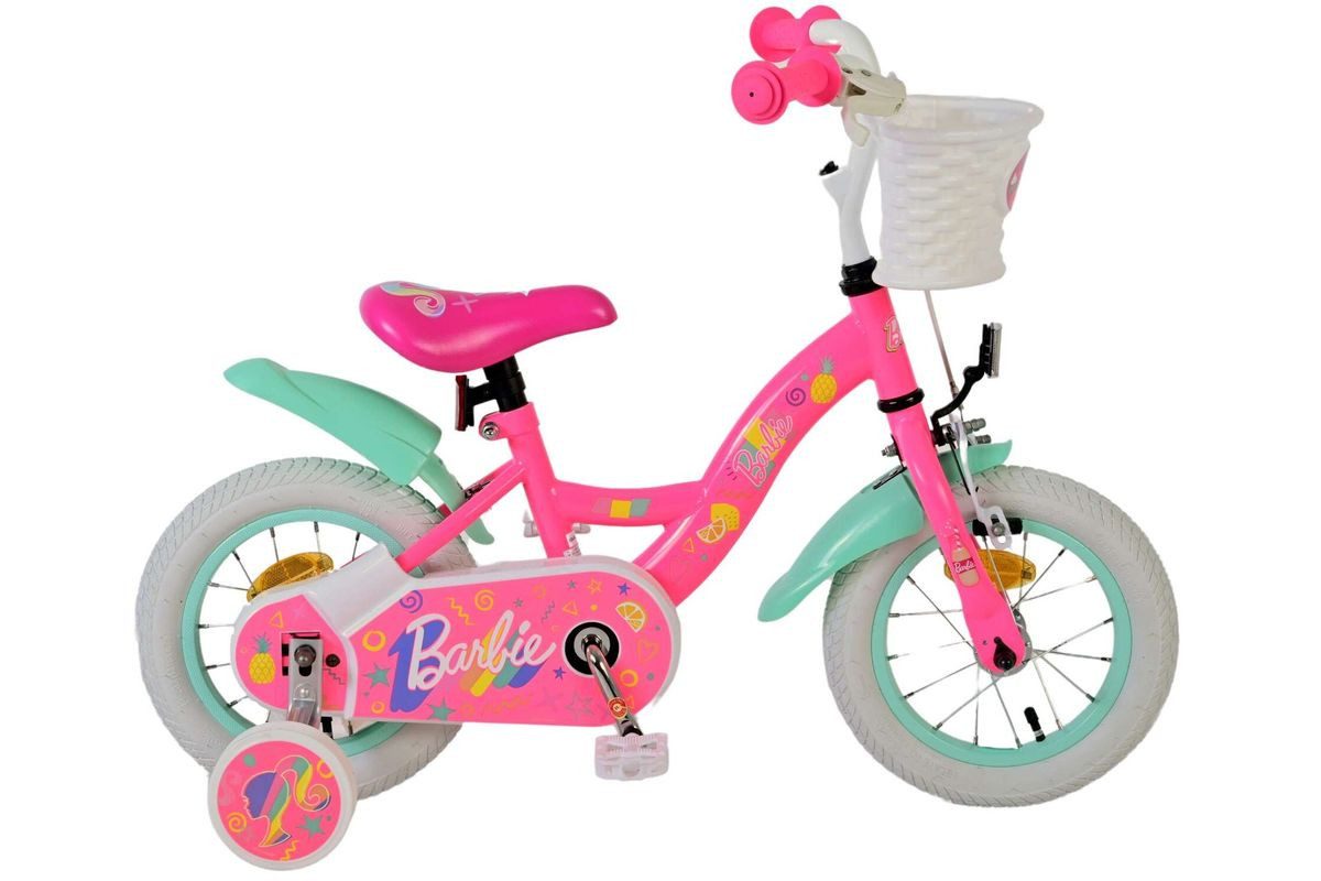 Kinderfahrrad 12 Zoll Kinder Mädchen Fahrrad Mädchenfahrrad Rad Barbie 31254-SACB