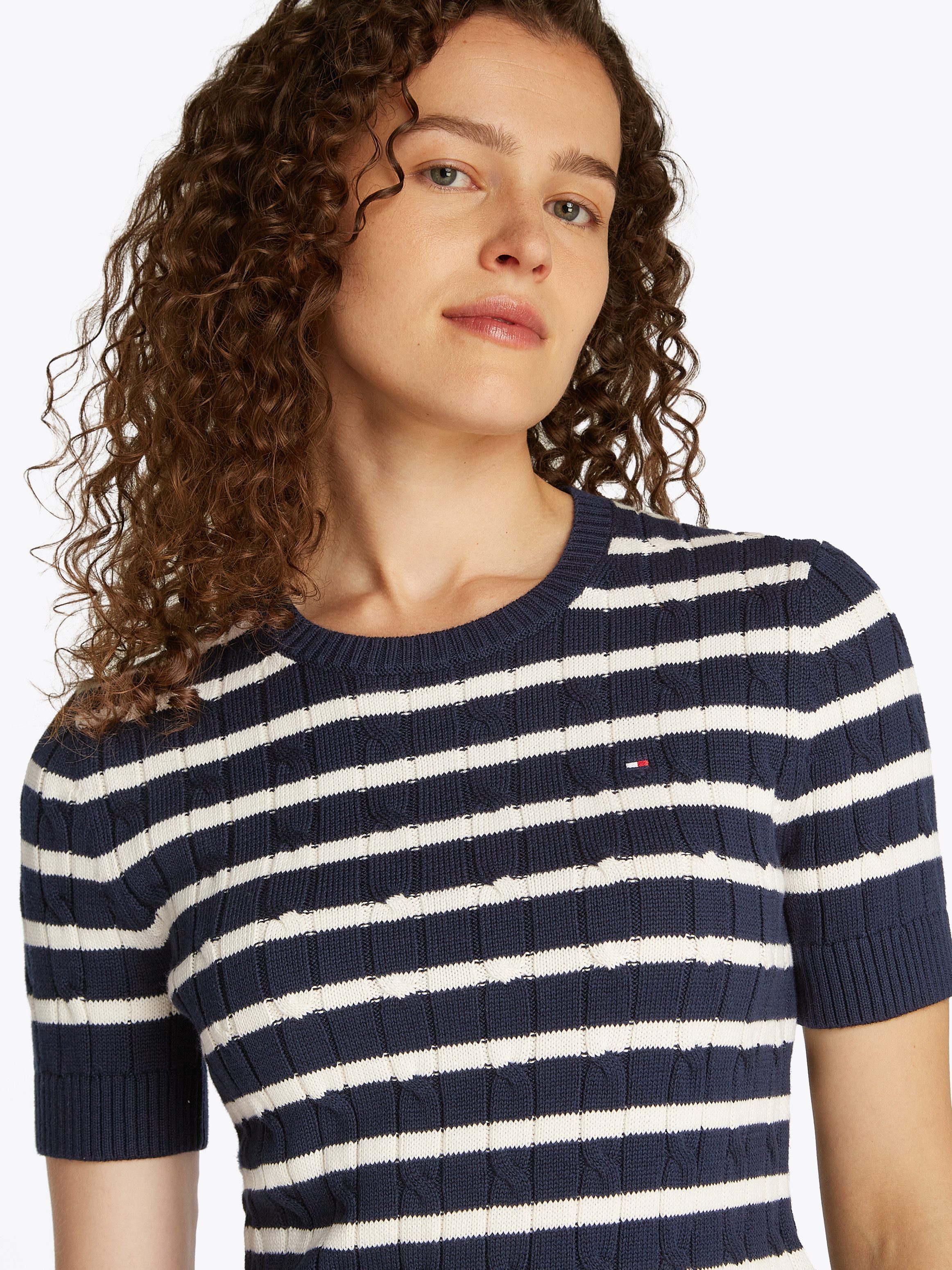 Tommy Hilfiger Kurzarmpullover 1985 CO MINI günstig online kaufen