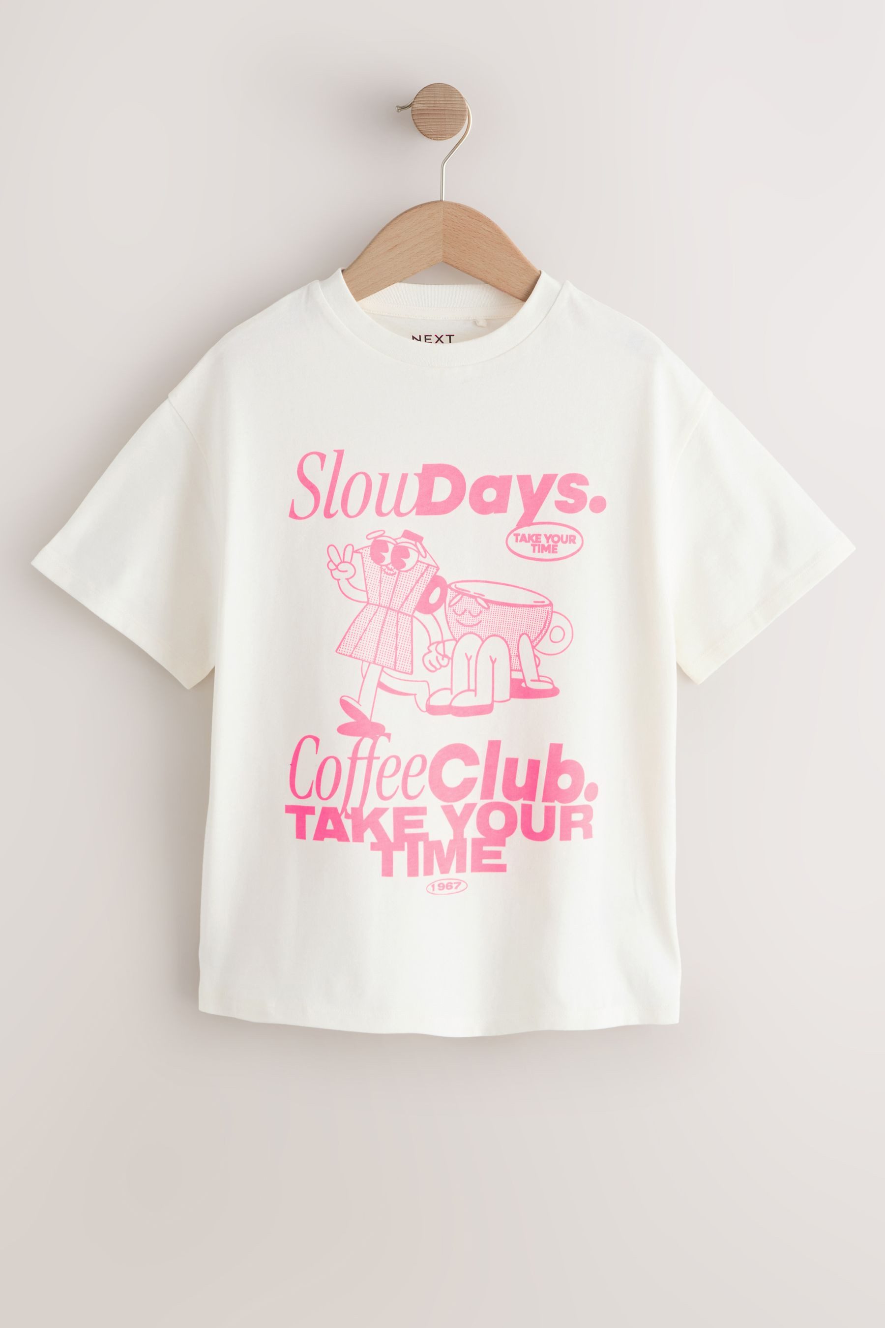 Next T-Shirt Oversized Fit T-Shirts mit Grafik, 3er-Pack (3-tlg) – Bild 3 von 5