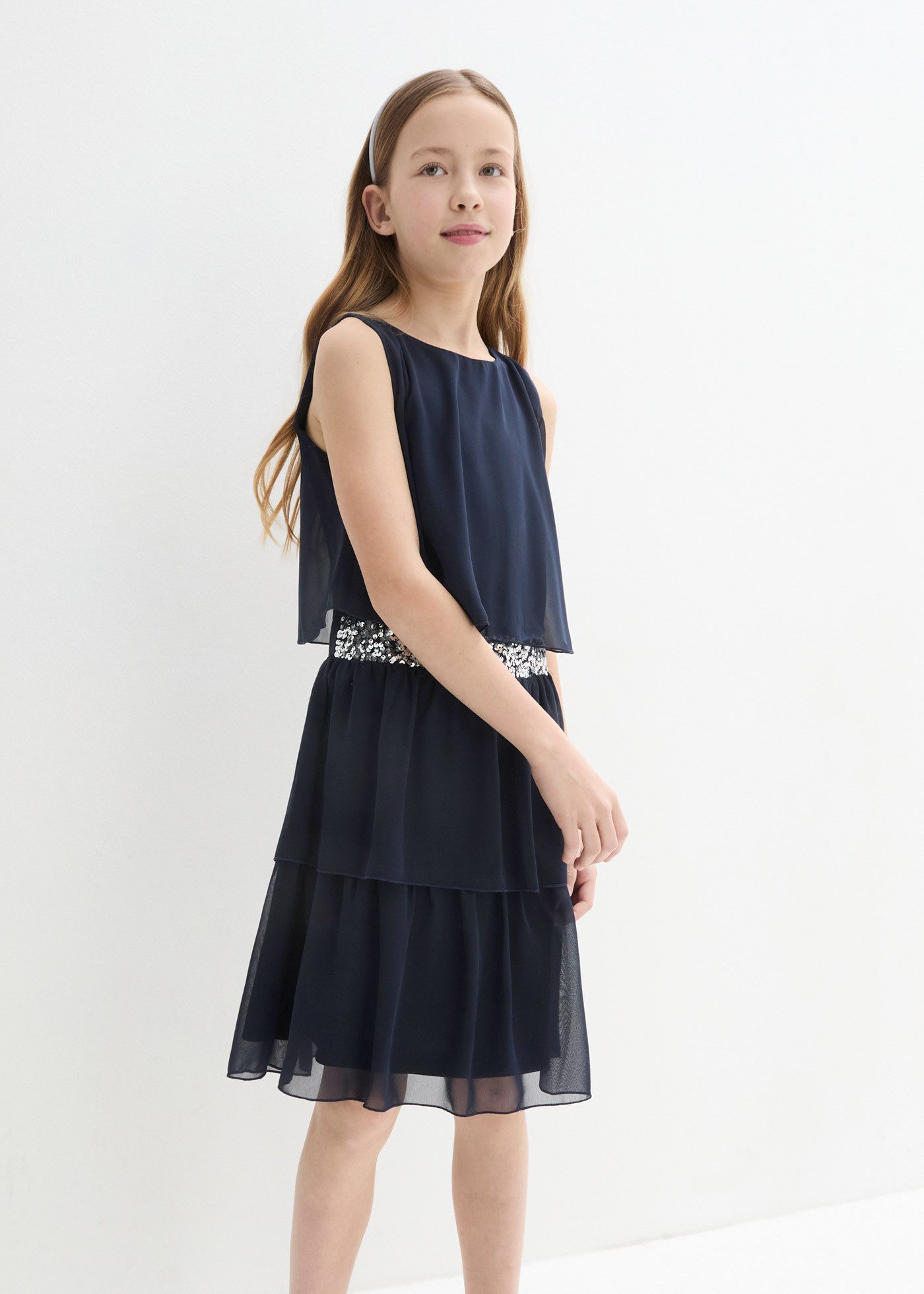 bonprix Chiffonkleid