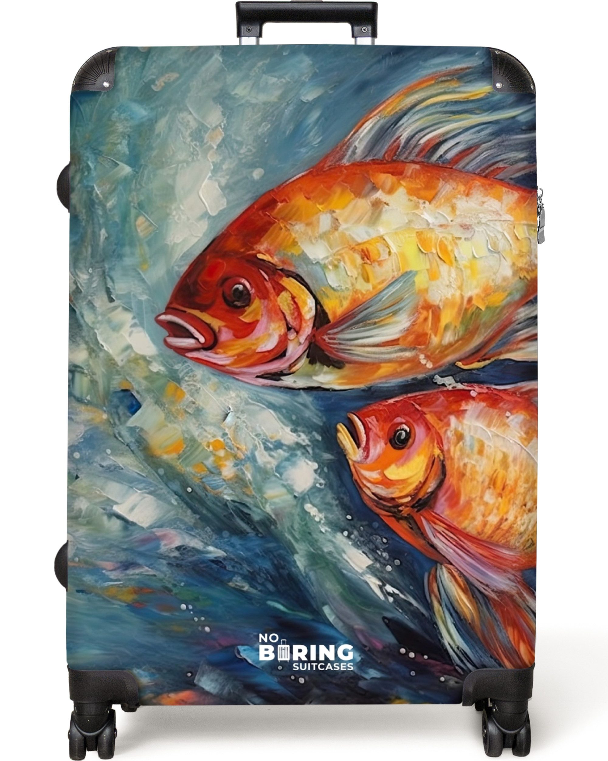 NoBoringSuitcases.com© Hartschalen-Trolley Ölgemälde Kunstwerk von 2 günstig online kaufen