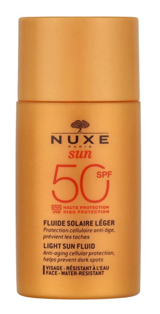 Nuxe Sonnenschutzcreme Sun Light Fluid High Protection, Packung, 1-tlg., Sonnenschutzcreme, 50 ml Sonnenschutzcreme