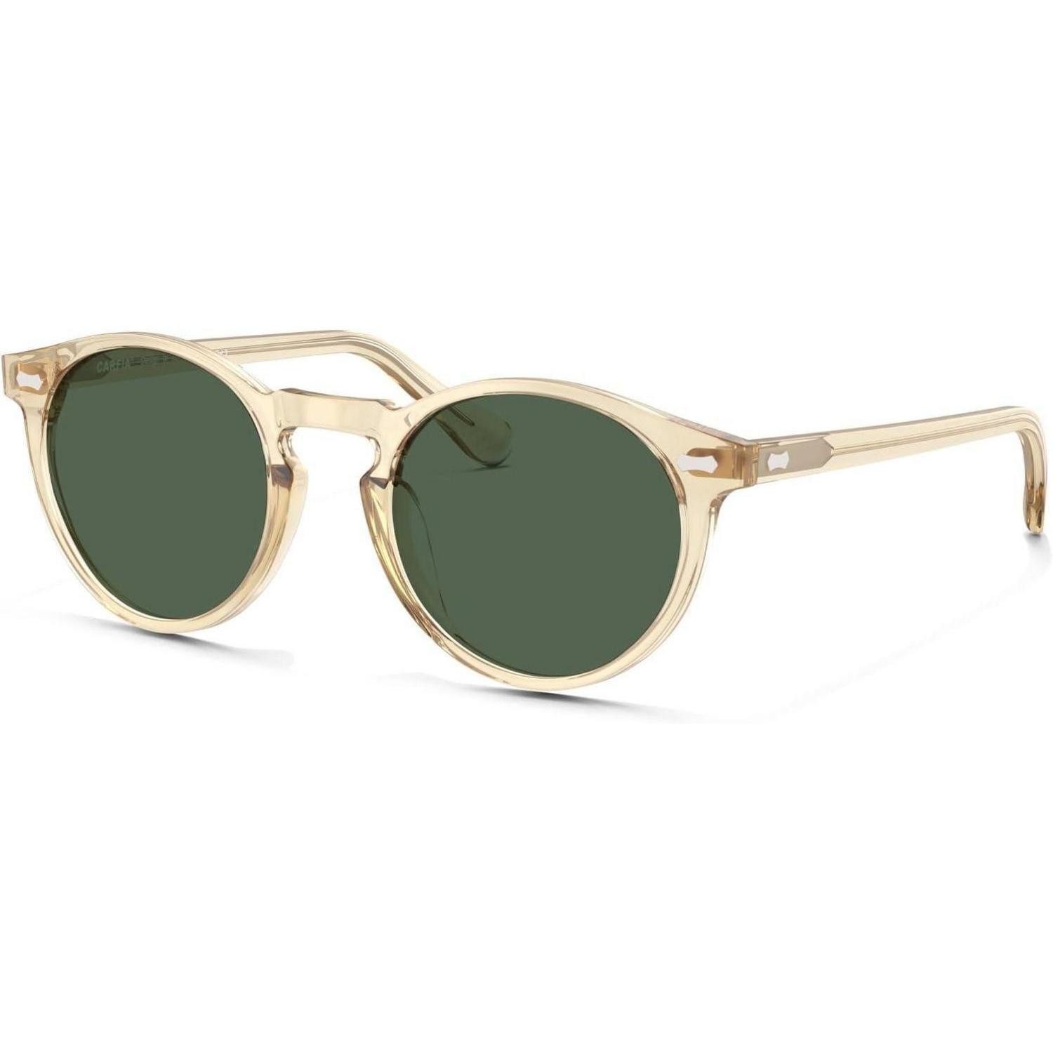 LuxusKollektion Retrosonnenbrille Sonnenbrille Runde Damen Polarisierte A Rahmen Transparent Linsen Grün (1-St)