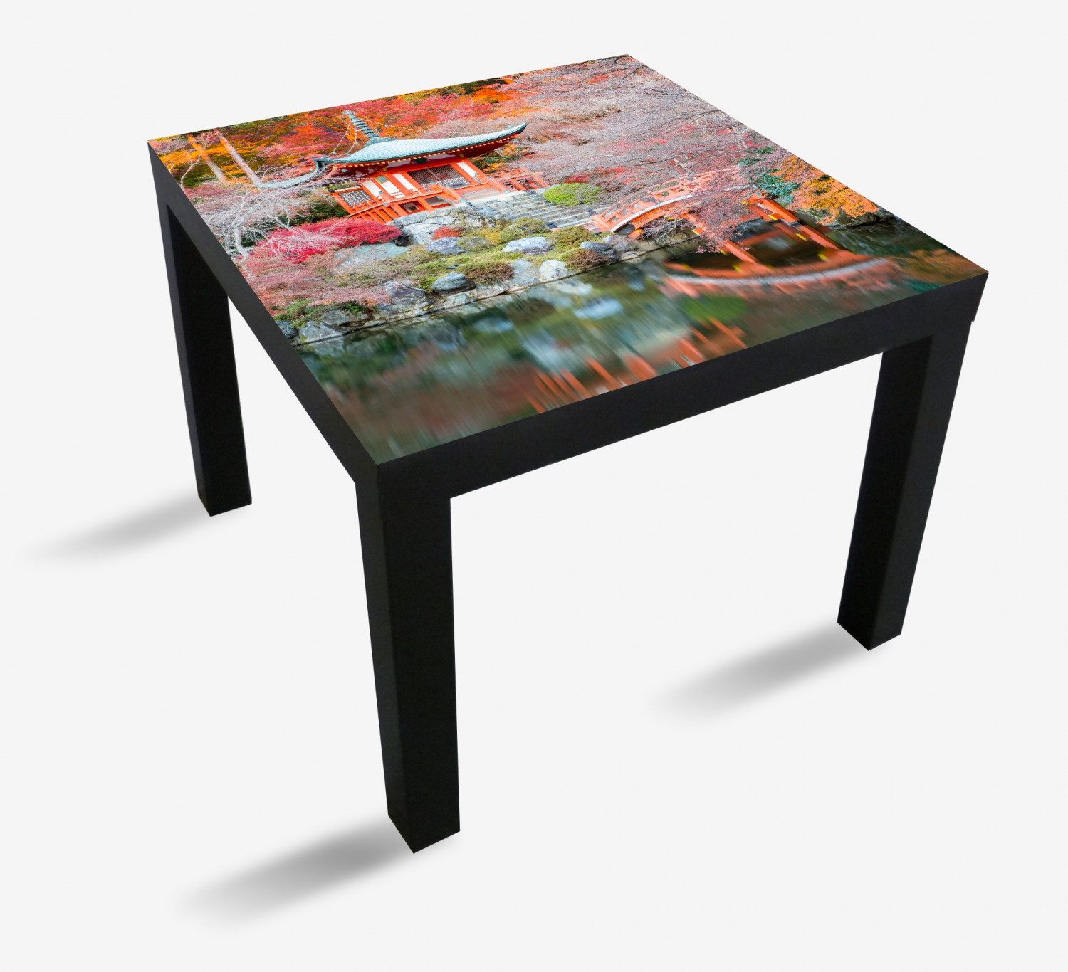 Wallario Tischplatte Japanischer Herbstzauber (1 St), für Ikea Lack Tisch geeignet