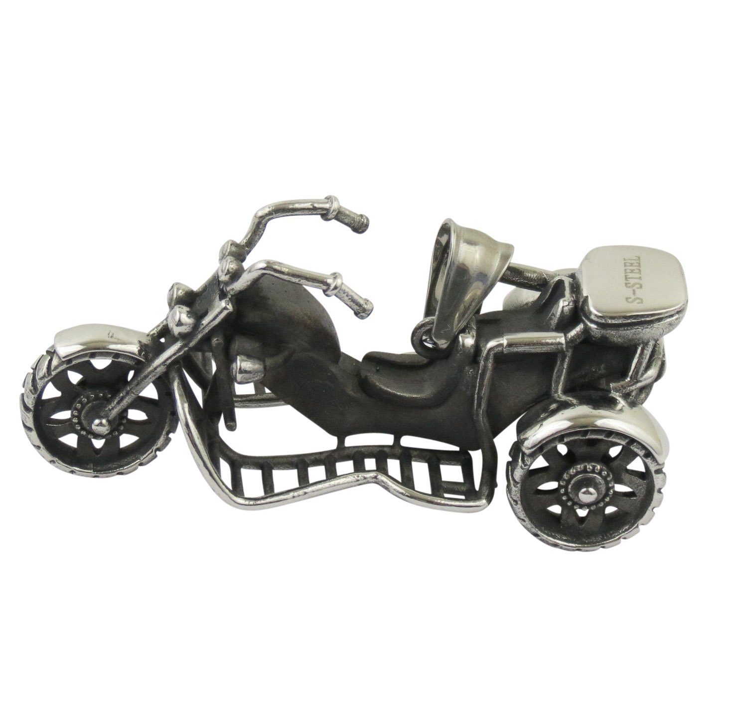 Westernlifestyle Kettenanhänger Anhänger aus Edelstahl großes Trike günstig online kaufen