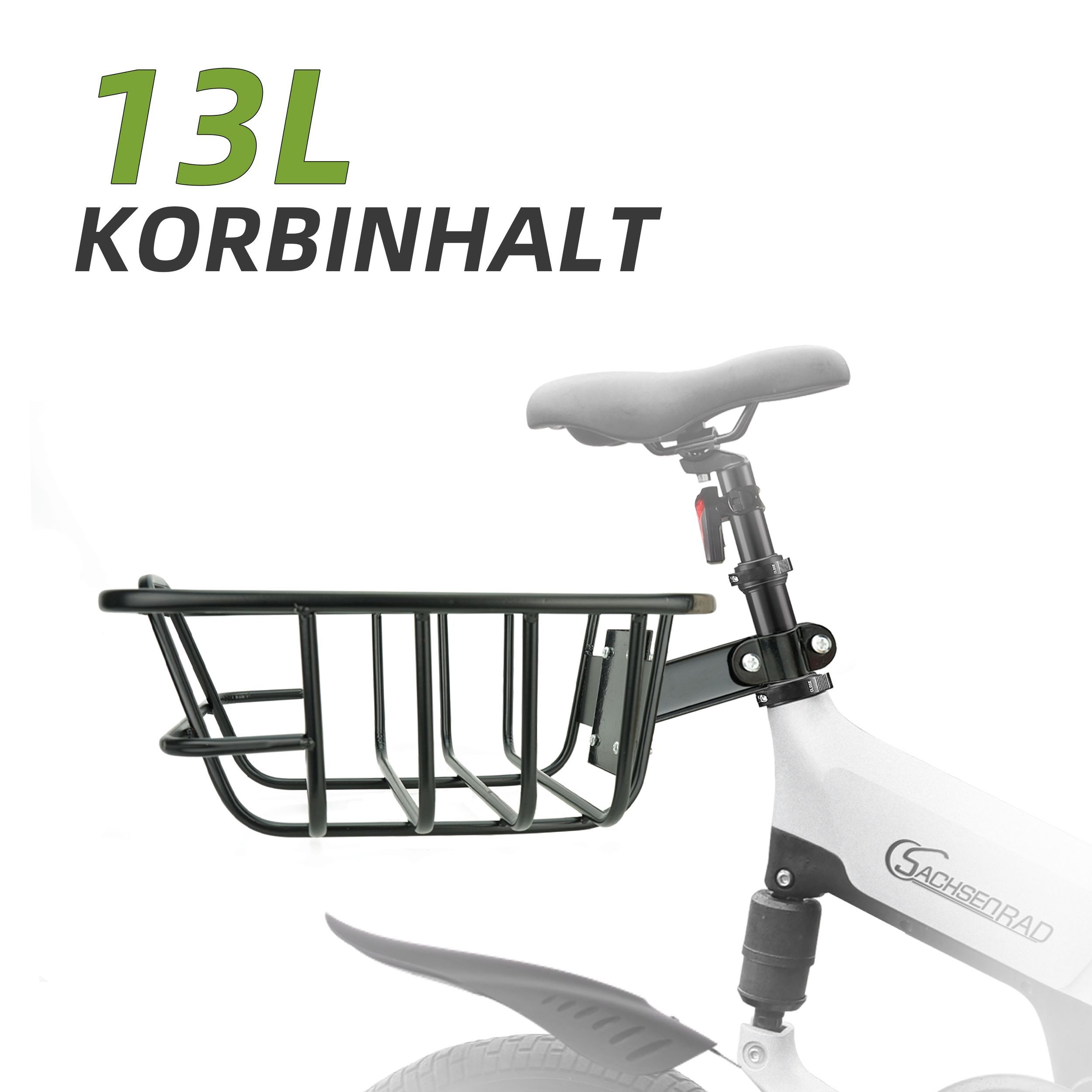 SachsenRAD Fahrradkorb Pro für SachsenRAD F11 F12 (1-tlg)