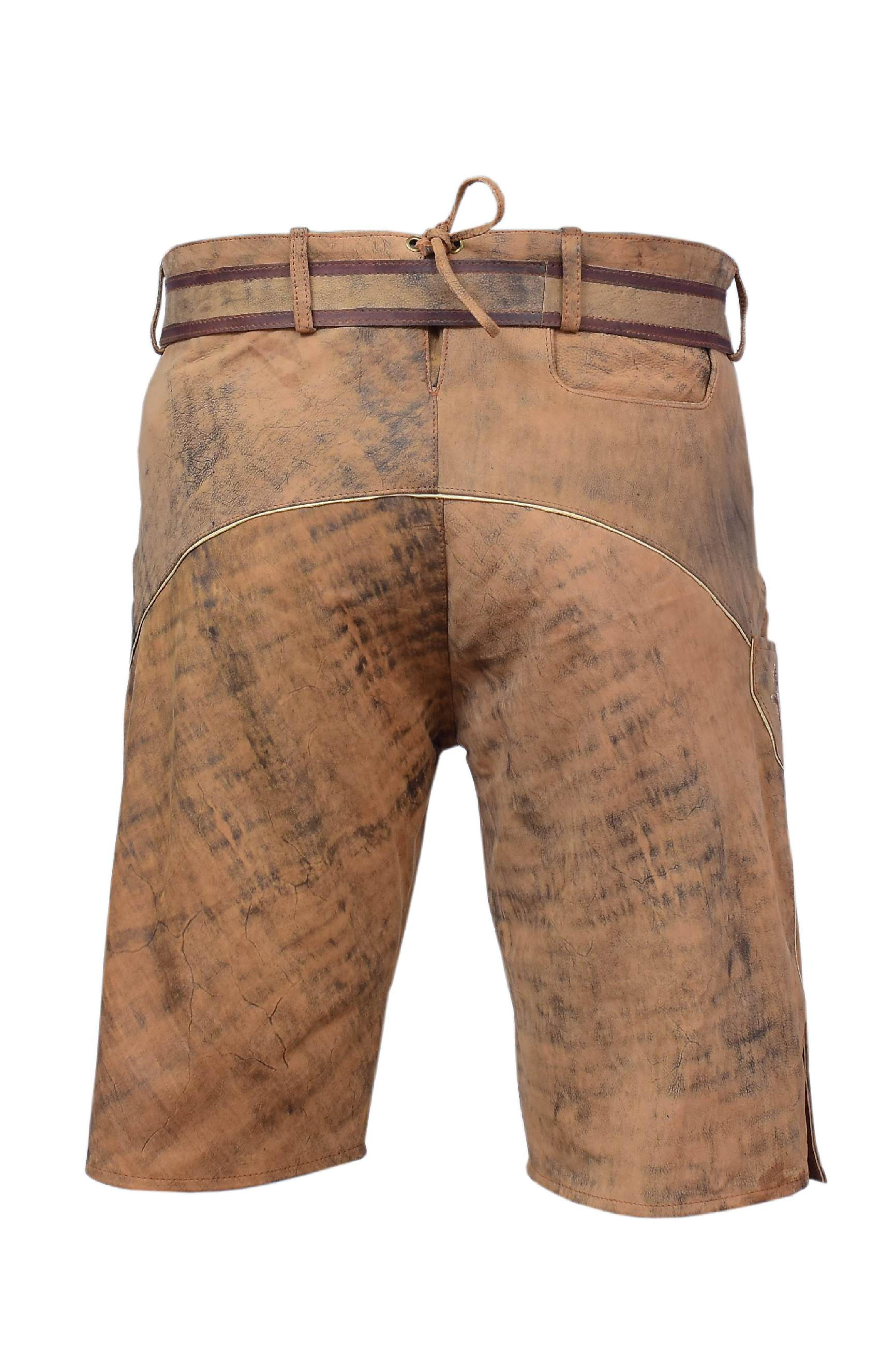 Ramona Lippert Trachtenlederhose Jose kurze Lederhose günstig online kaufen
