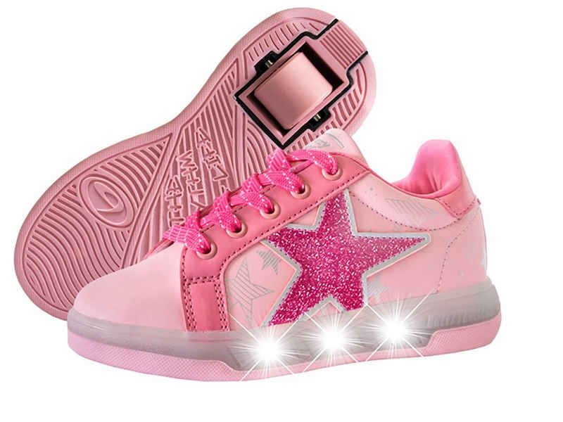 BREEZY ROLLERS Rollschuhe Breezy Rollers LED 2195680 Gr. 30, Heelys Sneakers mit Rollen Kinderschuhe