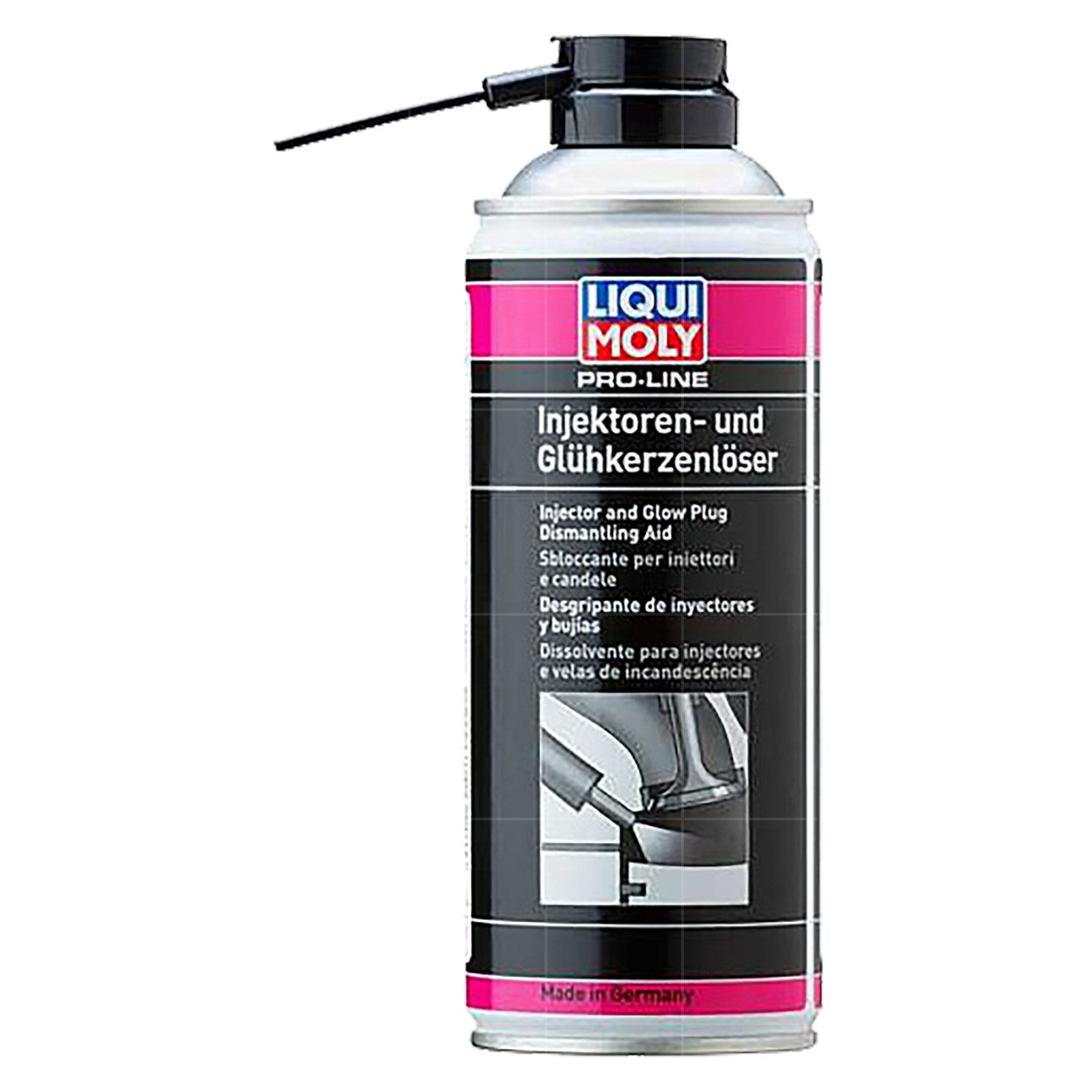 Liqui Moly Öl-Additiv Pro-Line Injektoren-​​ und Glühkerzenlöser 0,4 LTR, Hochleistungslösemittel