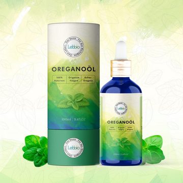 Lebbio Körperöl Lebbio Oregano Öl – 100% Pur und natürlich, 100 ml Inhalt