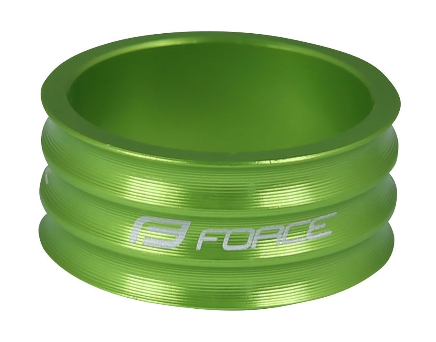 Lenkervorbau spacer headset FORCE 1 1/8" AHEAD 15 mm Al. green