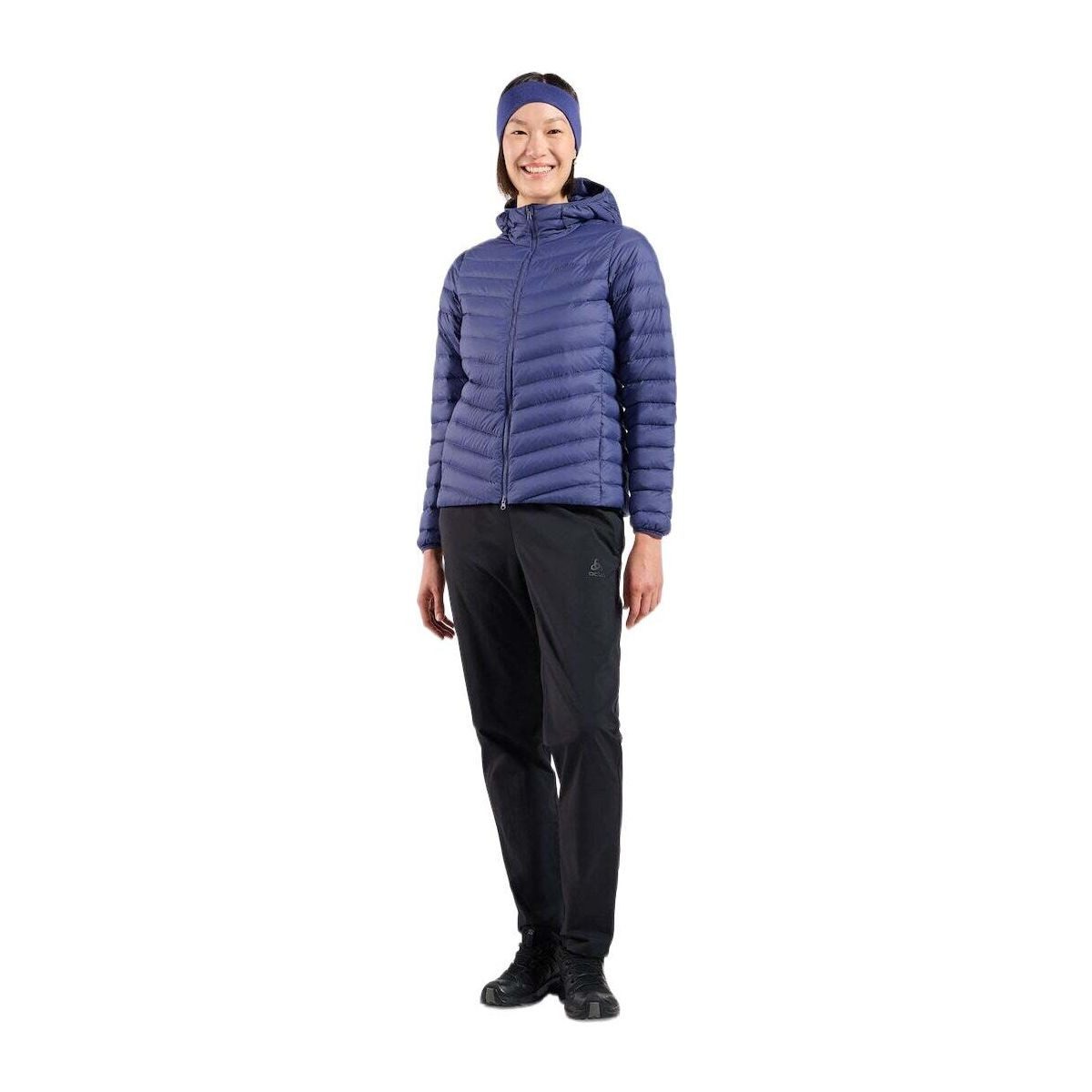 Odlo Outdoorjacke X-alp Packable Down Leichte, wärmende Damenjacke mit recycelter Daunenfüllung, ideal für