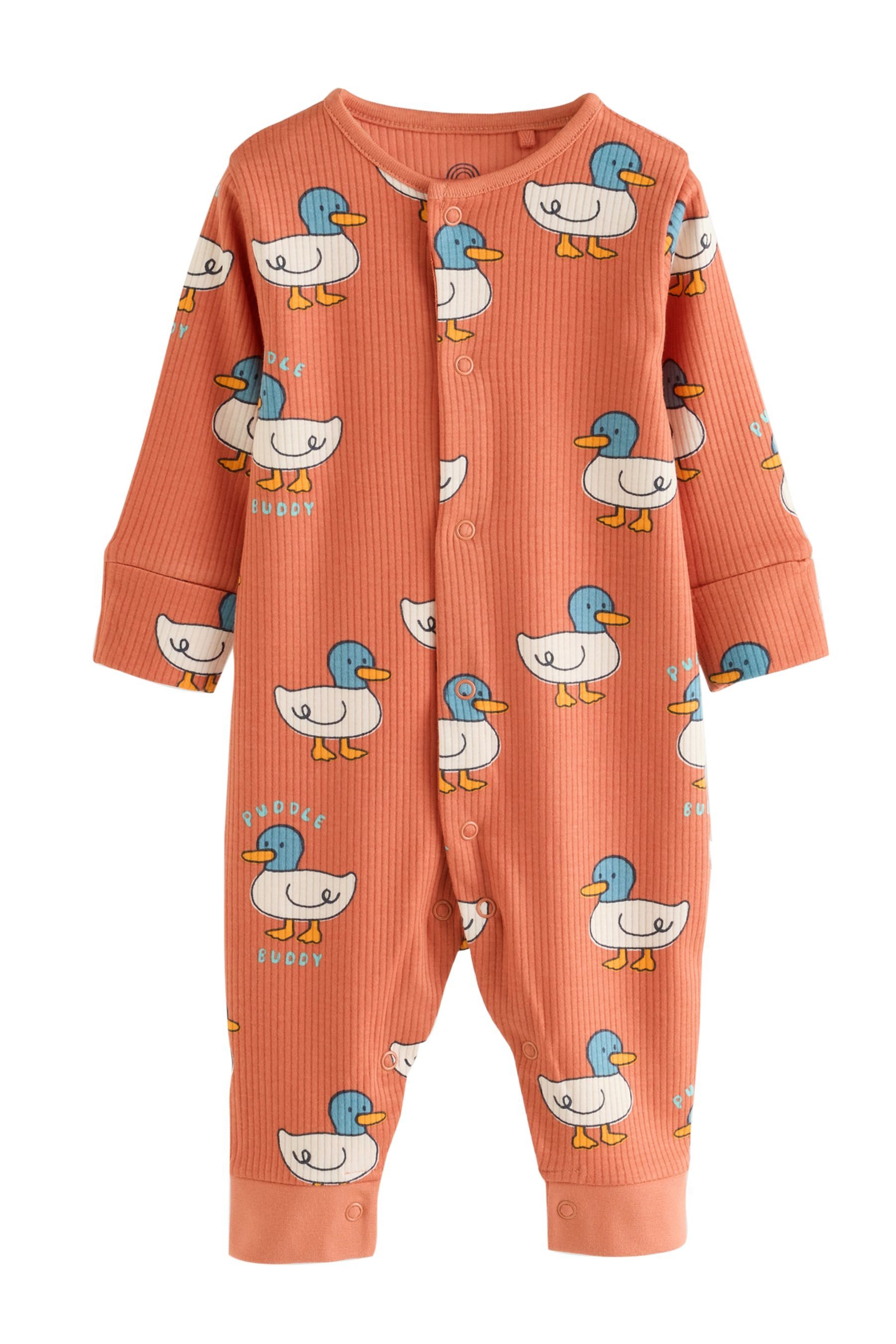 Next Schlafoverall Babyschlafanzüge mit Zweiwege-RV, 4er-Pack (4-tlg) – Bild 5 von 5