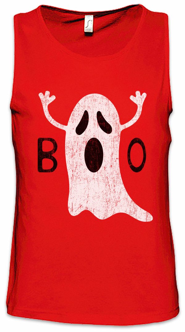 Urban Backwoods Tanktop Boo III Ärmelloses T-Shirt Spectre Viral Geist Ghost Cute Halloween Gespenst Sweet Cartoon Spooky