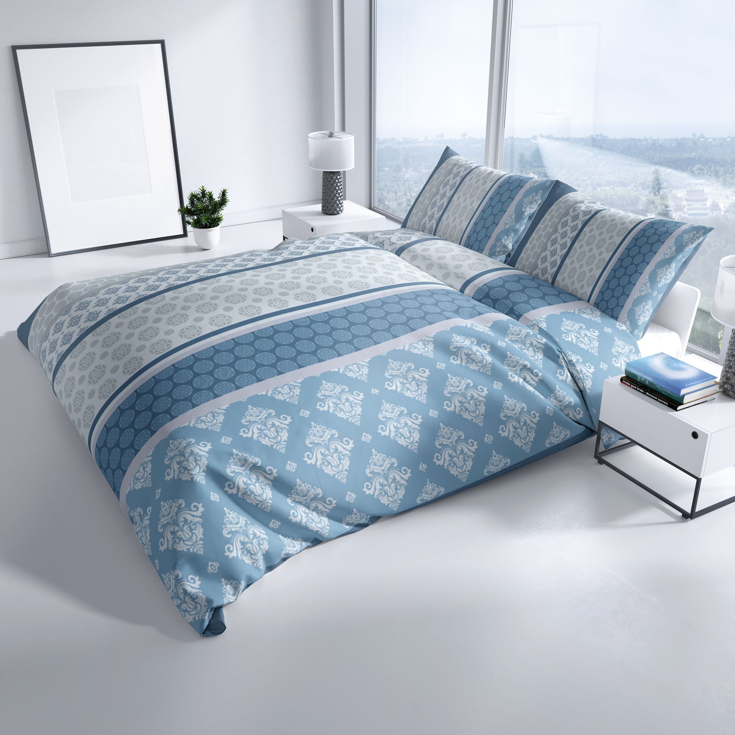 Leonado Vicenti Bettwäsche 135x200 cm oder 155x220 cm, Feinbiber, 2 teilig, günstig online kaufen