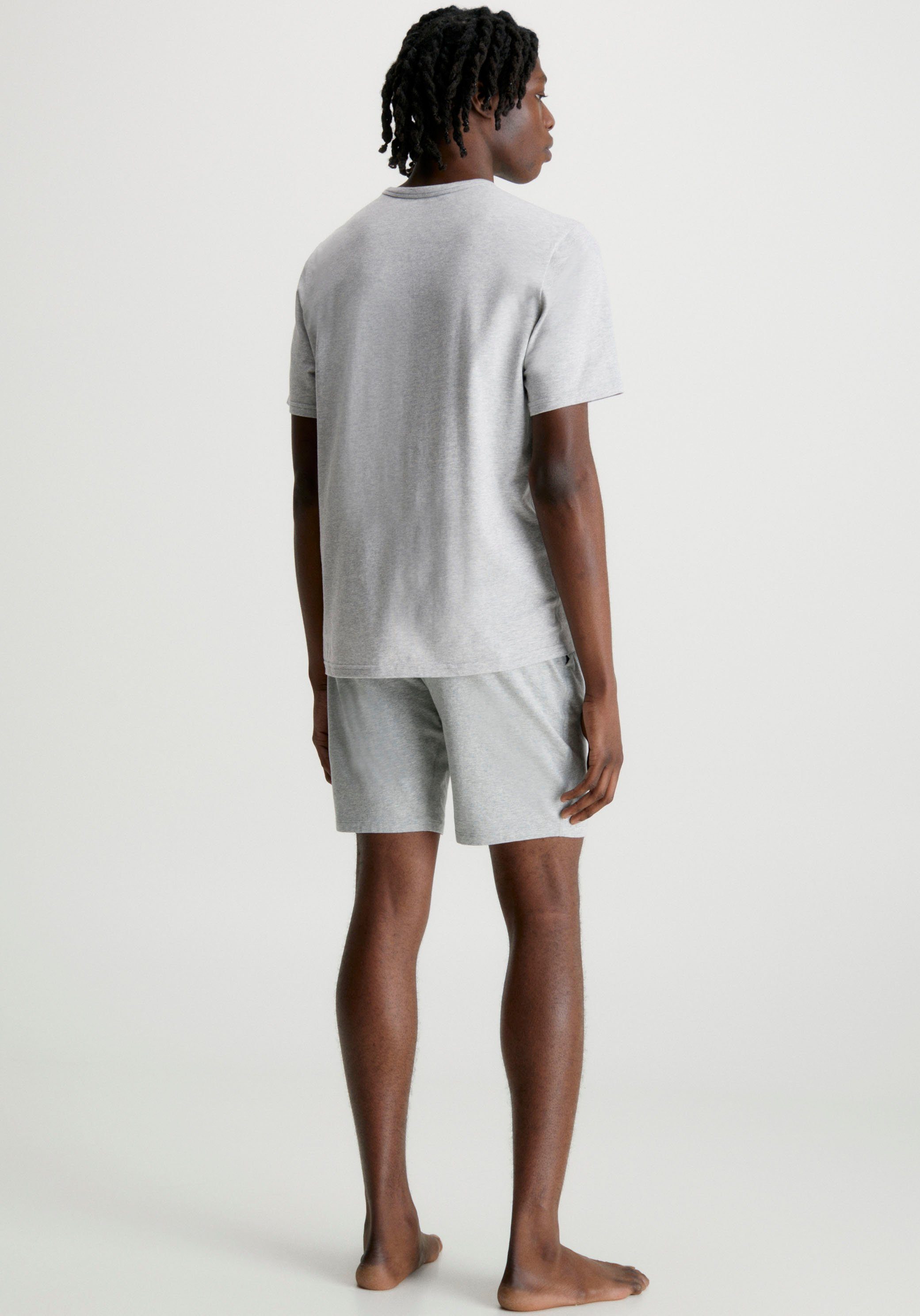 Calvin Klein Underwear Pyjama S/S SHORT SET (Set, 2 tlg) mit  Logoschriftzügen auf dem Bund | Shortys