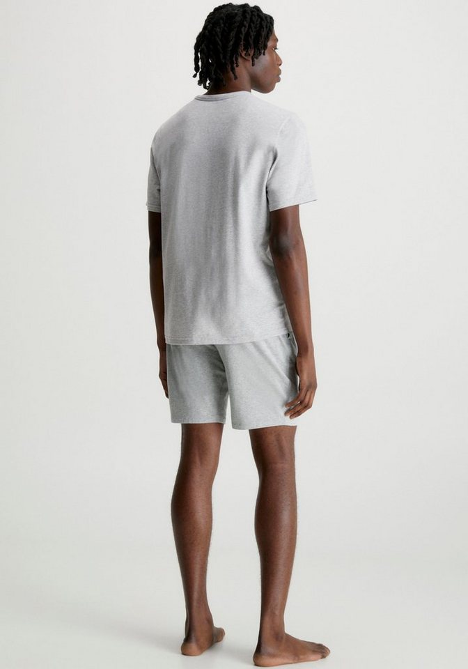 Calvin Klein Underwear Pyjama S/S SHORT SET (Set, 2 tlg) mit  Logoschriftzügen auf dem Bund