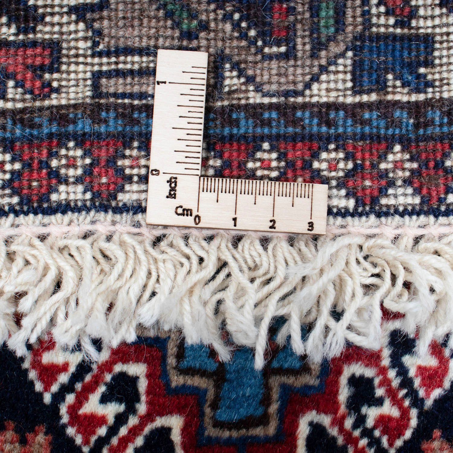 Hochflor-Läufer Yalameh Medaillon Höhe: 10 cm, 82 x Rosso morgenland, Handgeknüpft rechteckig, 201 mm
