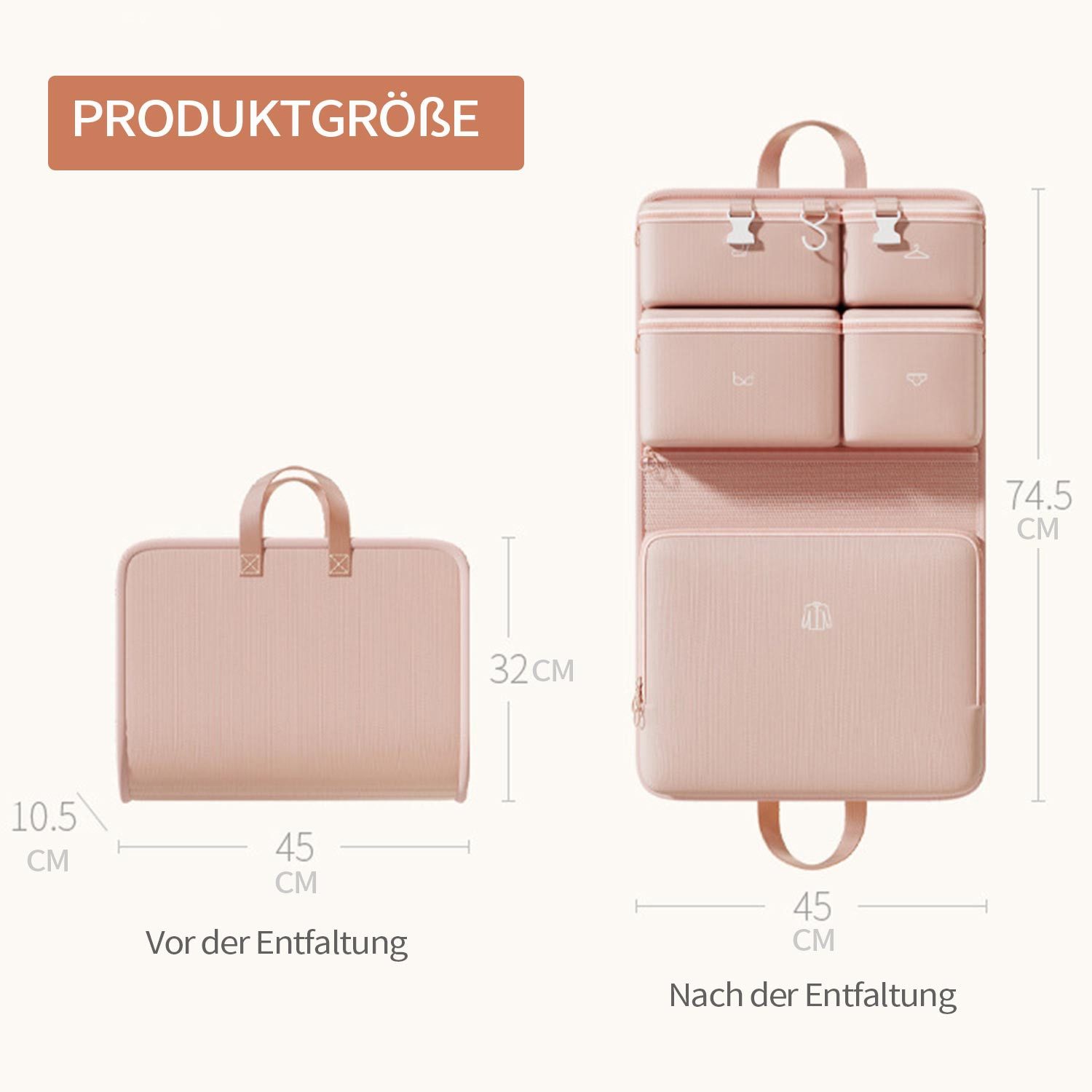 Refttenw Kofferorganizer Packtaschen Koffer Organizer Reise günstig online kaufen