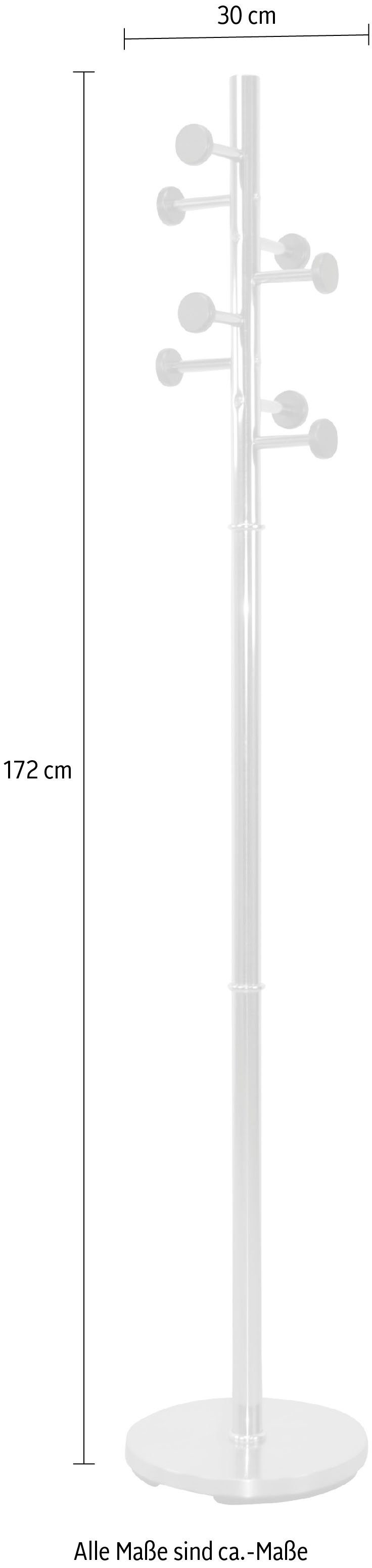 INOSIGN Garderobenständer, aus Metall, Höhe 172 cm, 8 Haken