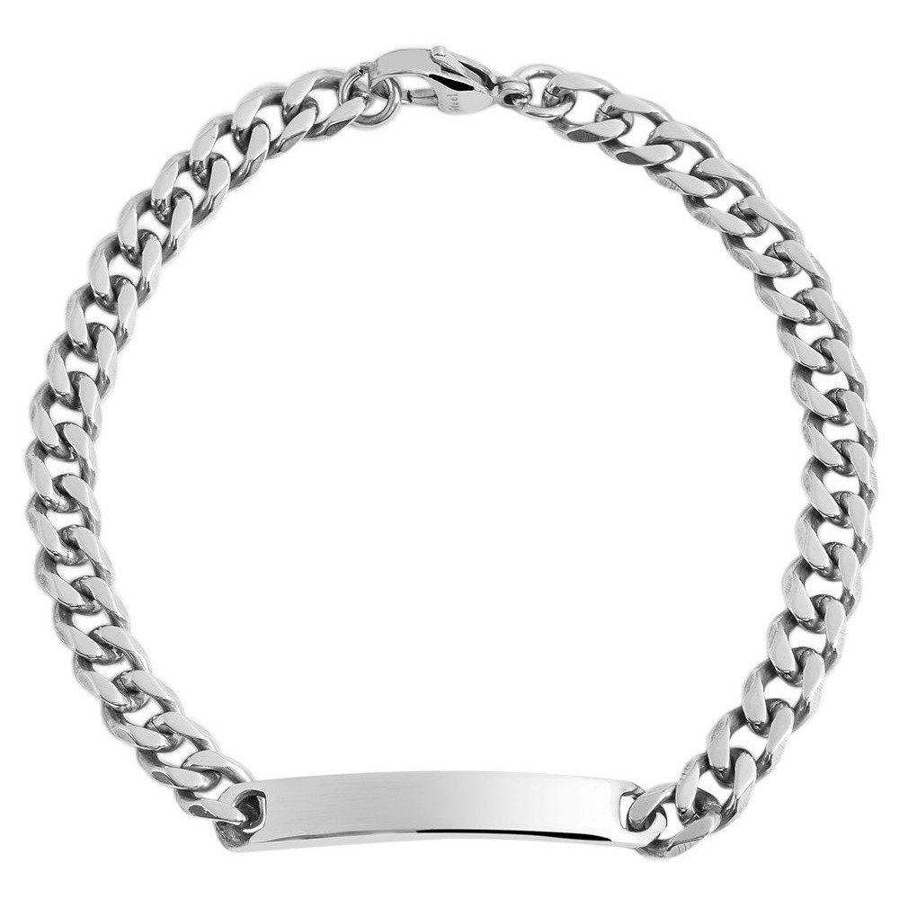 Armband Armband – Panzerarmband aus Edelstahl 21,5 cm
