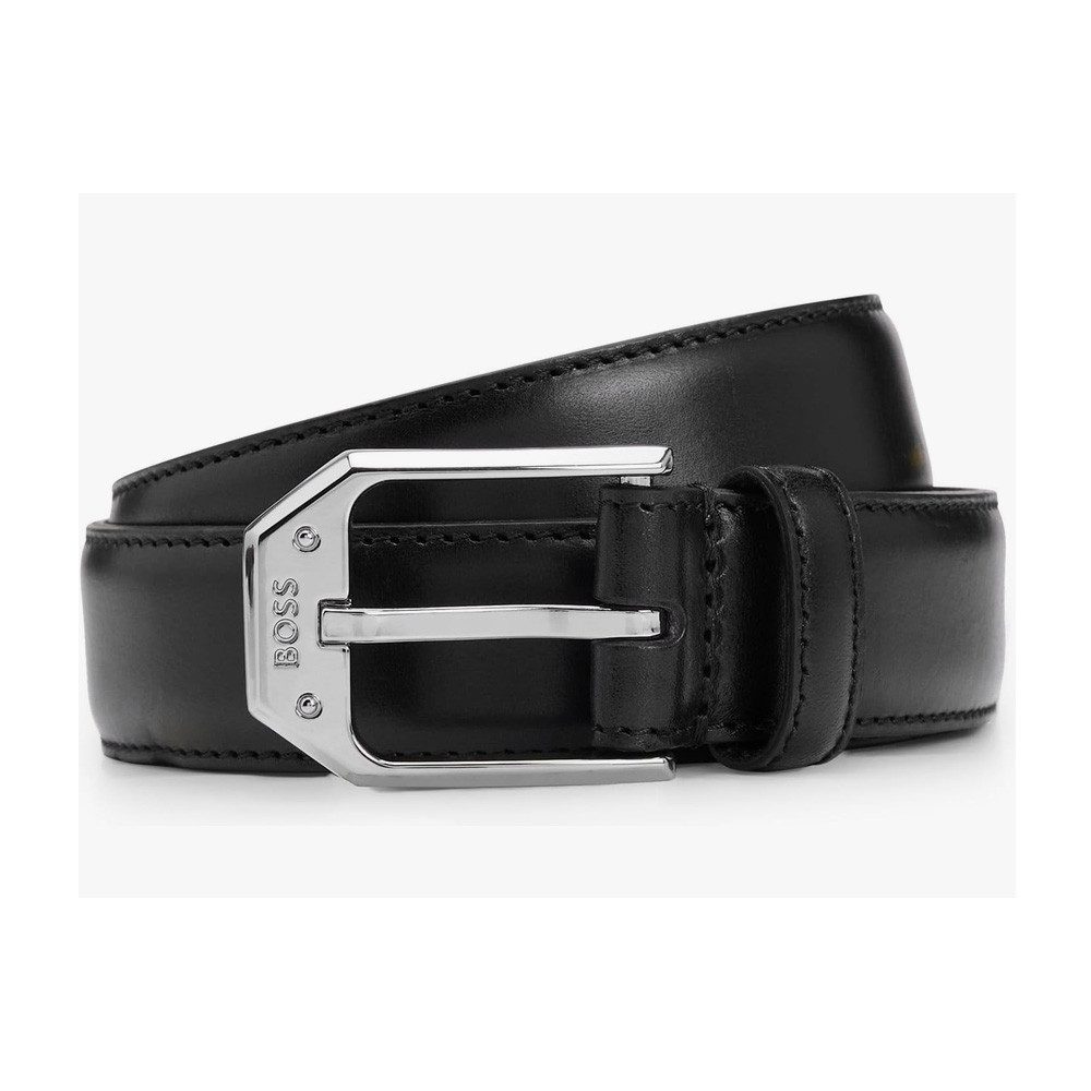 BOSS Ledergürtel BOSS Herrengürtel Jemio_Sz40 50512795-001 – Schwarz