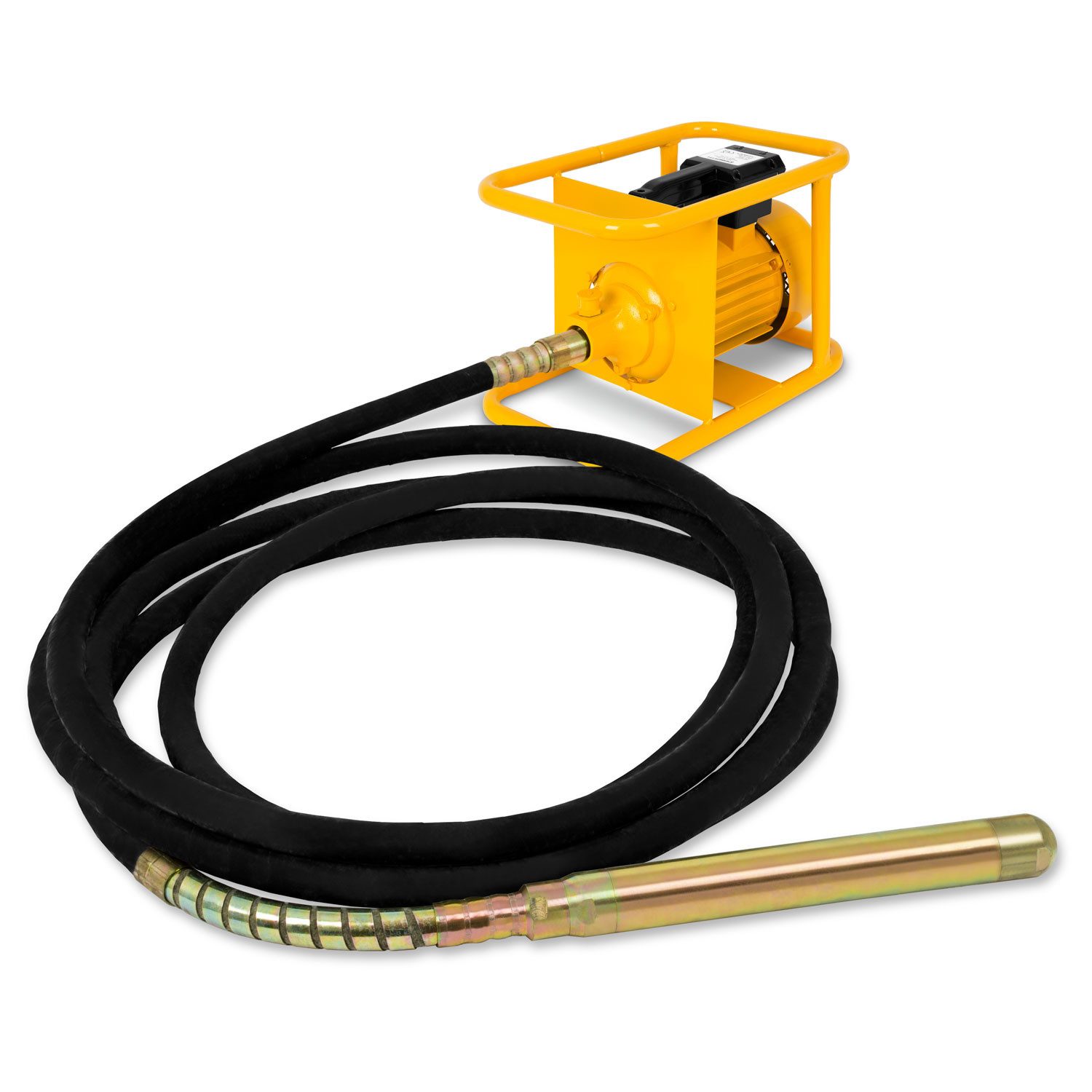 EBERTH Elektrisches Rührwerk Betonrüttler Flaschenrüttler Betonverdichter Elektrisch 3000W, 3000 W