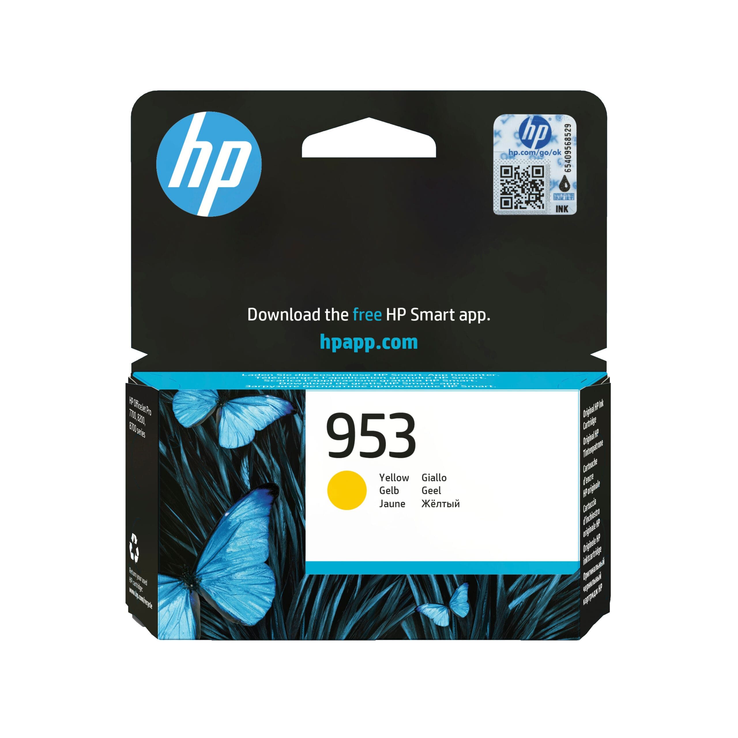 HP HP Tintenpatrone Nr. 953 F6U14AE Gelb (ca. 630 Sei Tintenpatrone