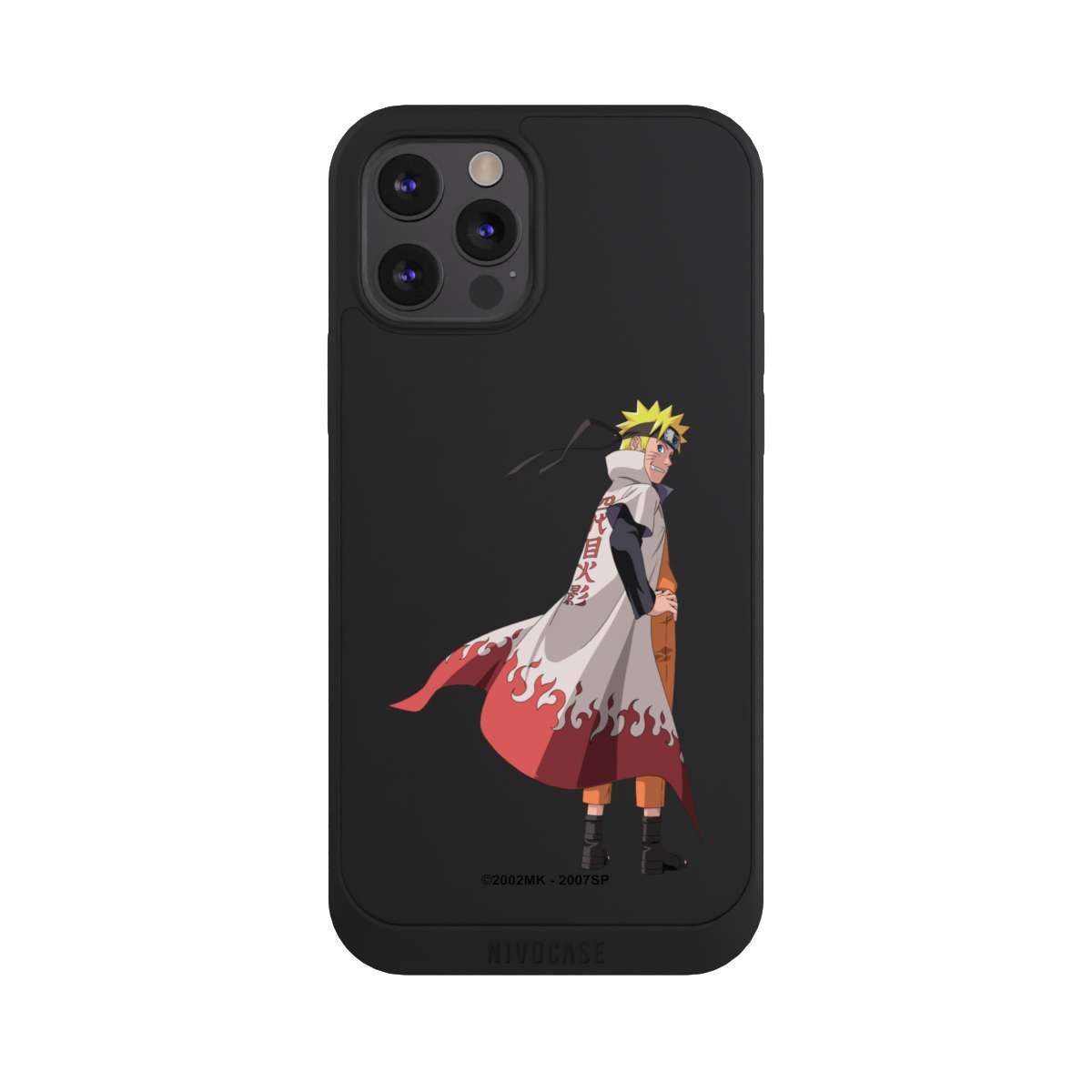 NIVOCASE Handyhülle Naruto Shippuden Hokage Sensei Naruto Hokage ohne Hintergrund, Apple iPhone 12 Pro Handyhülle Hülle NIVOpure Case Schwarz