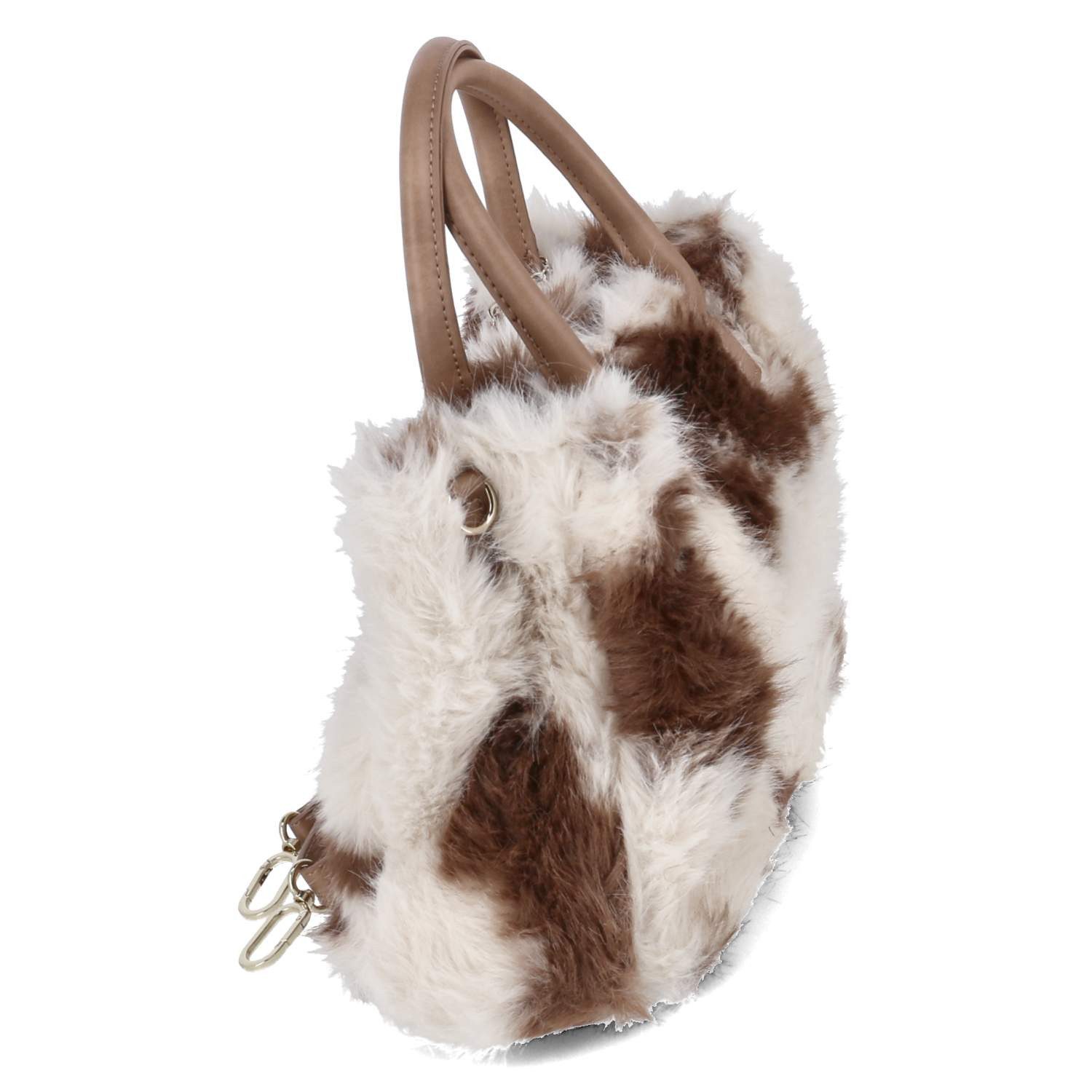 Fräulein Frida Handtasche Fräulein Frida FF2007,320 Damen Textil beige günstig online kaufen