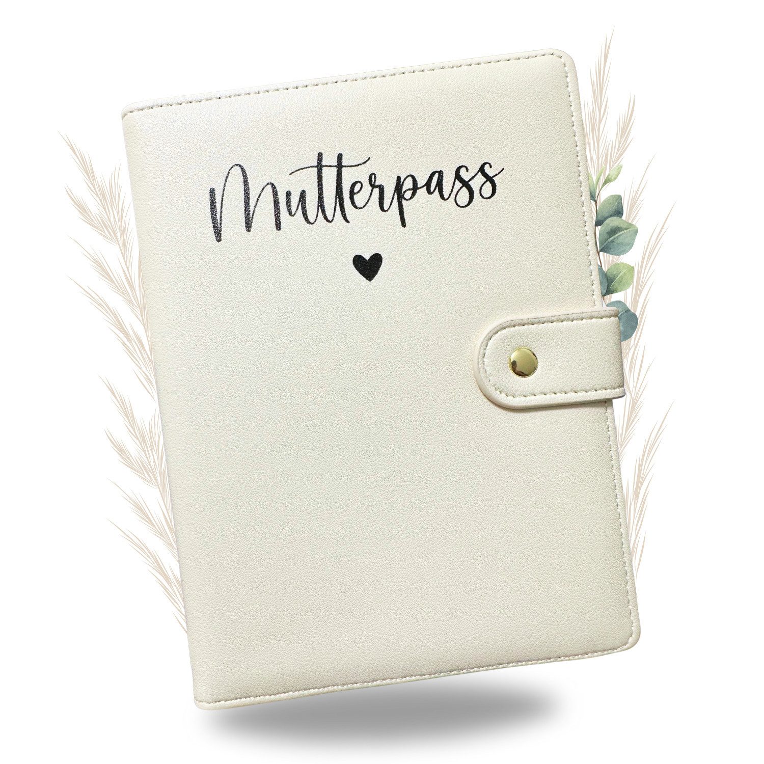 Malino Mutterpass-Hülle Mutterpasshülle für deutschen Mutterpass Schutzhülle Mutterpass-Hülle