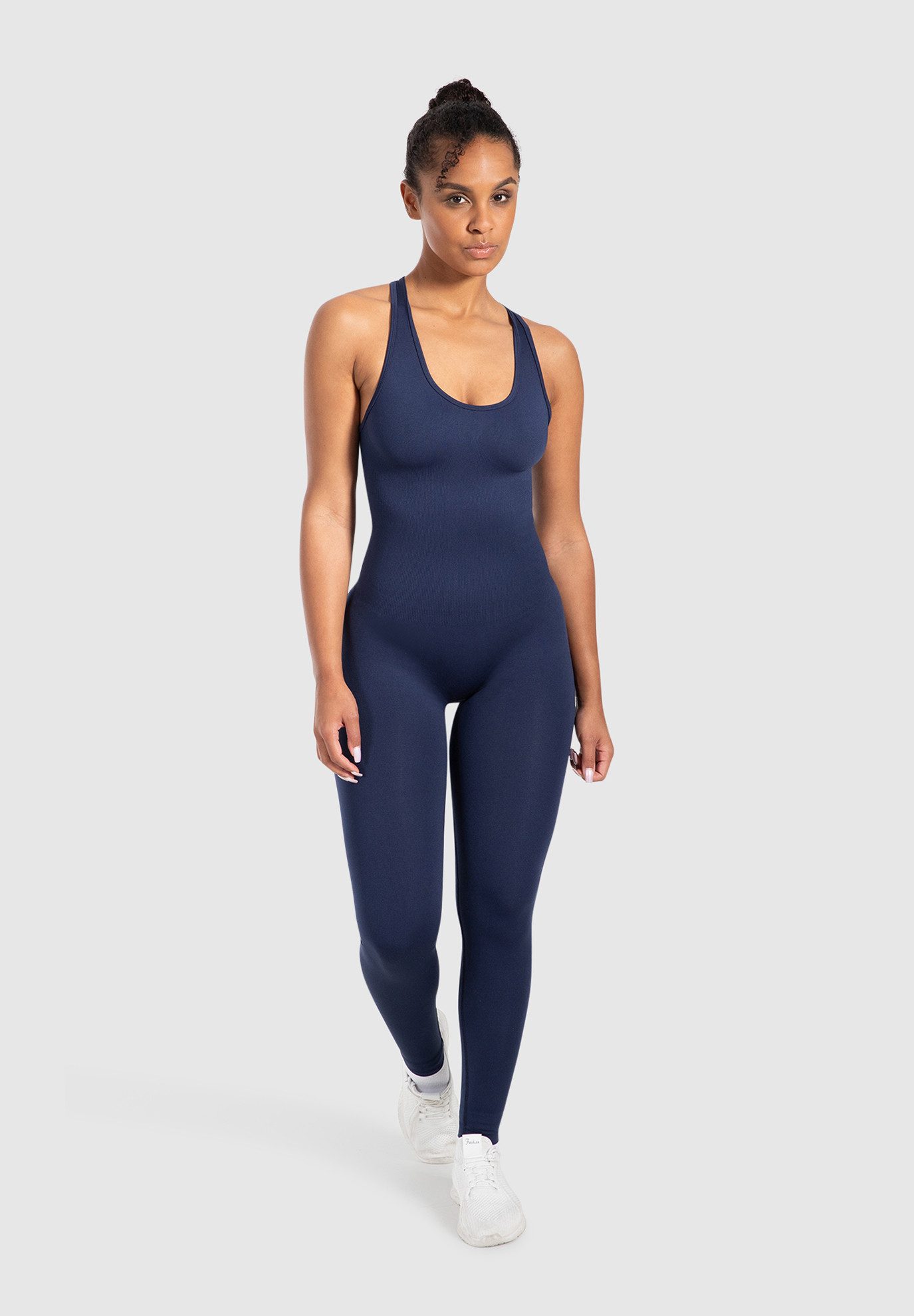 Smilodox Jumpsuit Elsie, Seamless Einteiler, Racerback, Ganzkörperanzug fig günstig online kaufen