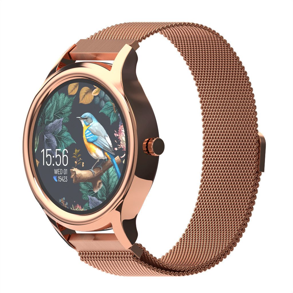 Forever Smartwatch ForeVive 3 SB-340 IP68 Wasserfestigkeit 200mAh 1,32 Zoll Smartwatch