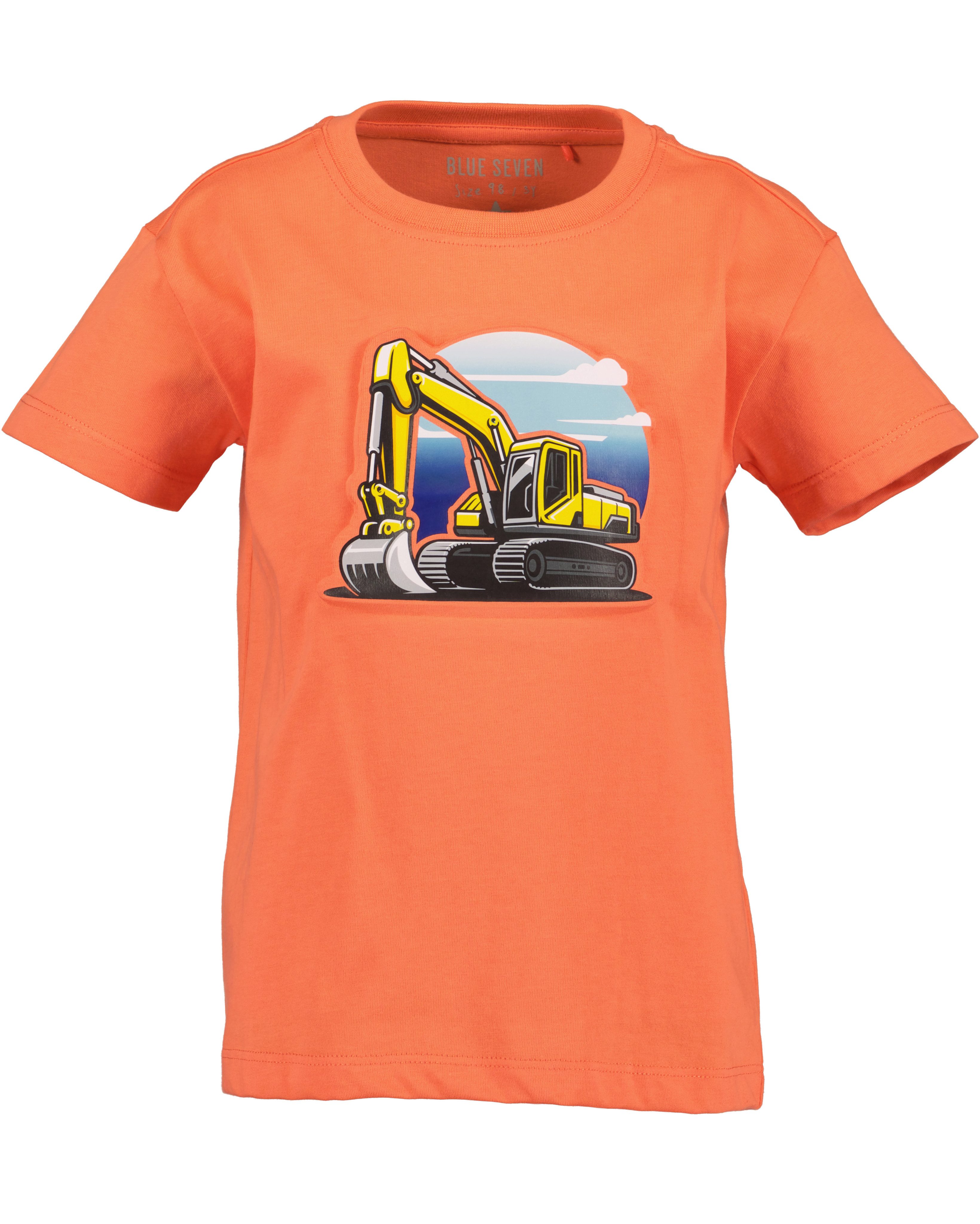 Blue Seven T-Shirt Basic-Passform, mit modischem Druck, aus reiner Baumwolle