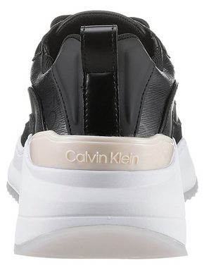 Calvin Klein INTERN WEDGE LACE UP - EPI MONO Keilsneaker in sportivem Look, Freizeitschuh, Halbschuh, Schnürschuh
