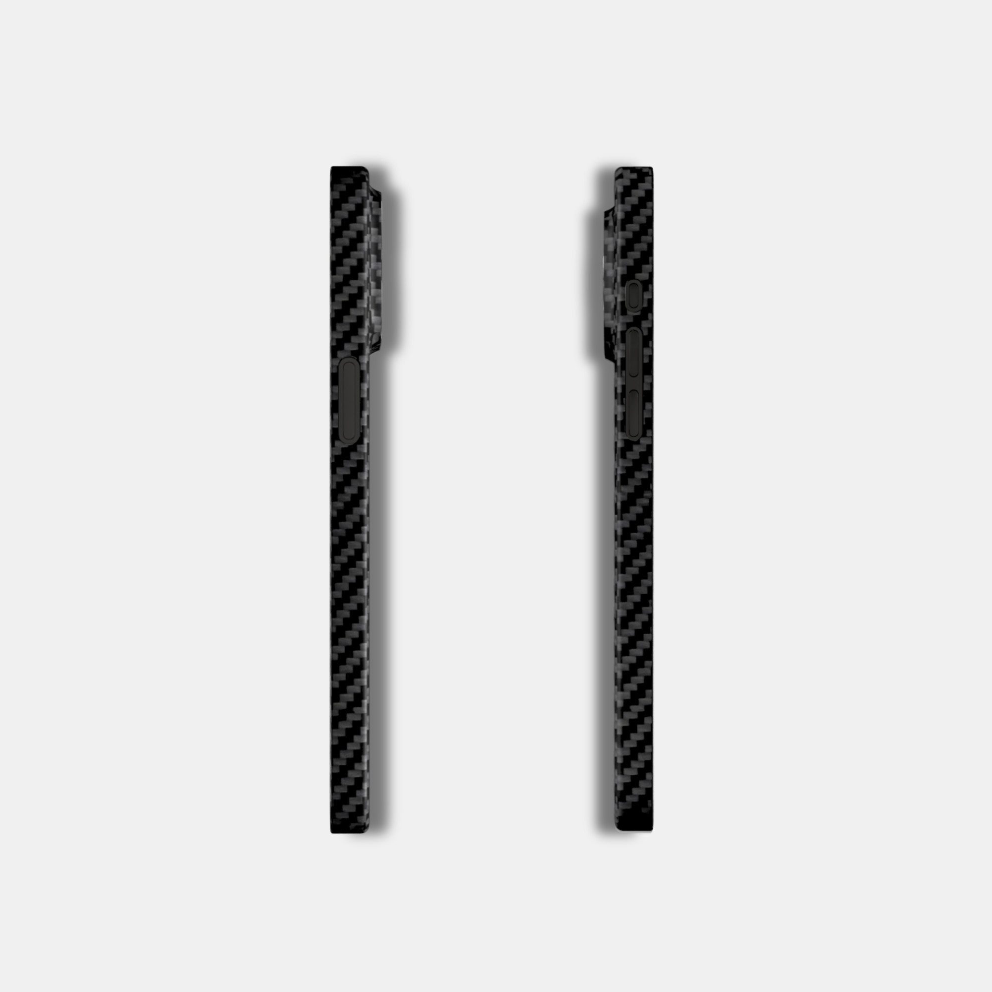 CRBNCNCPT Handyhülle Carbon Fiber x Aramid iPhone 17 16 15 Hülle Case Cover Schwarz Herren, MagSafe, Magnetisch, Superleicht, Ultrarobust
