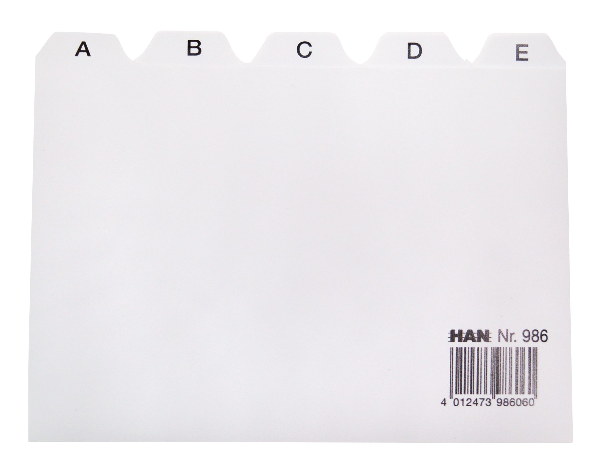 HAN Aktenordner 986D Register A-Z, DIN A6 quer - Grau