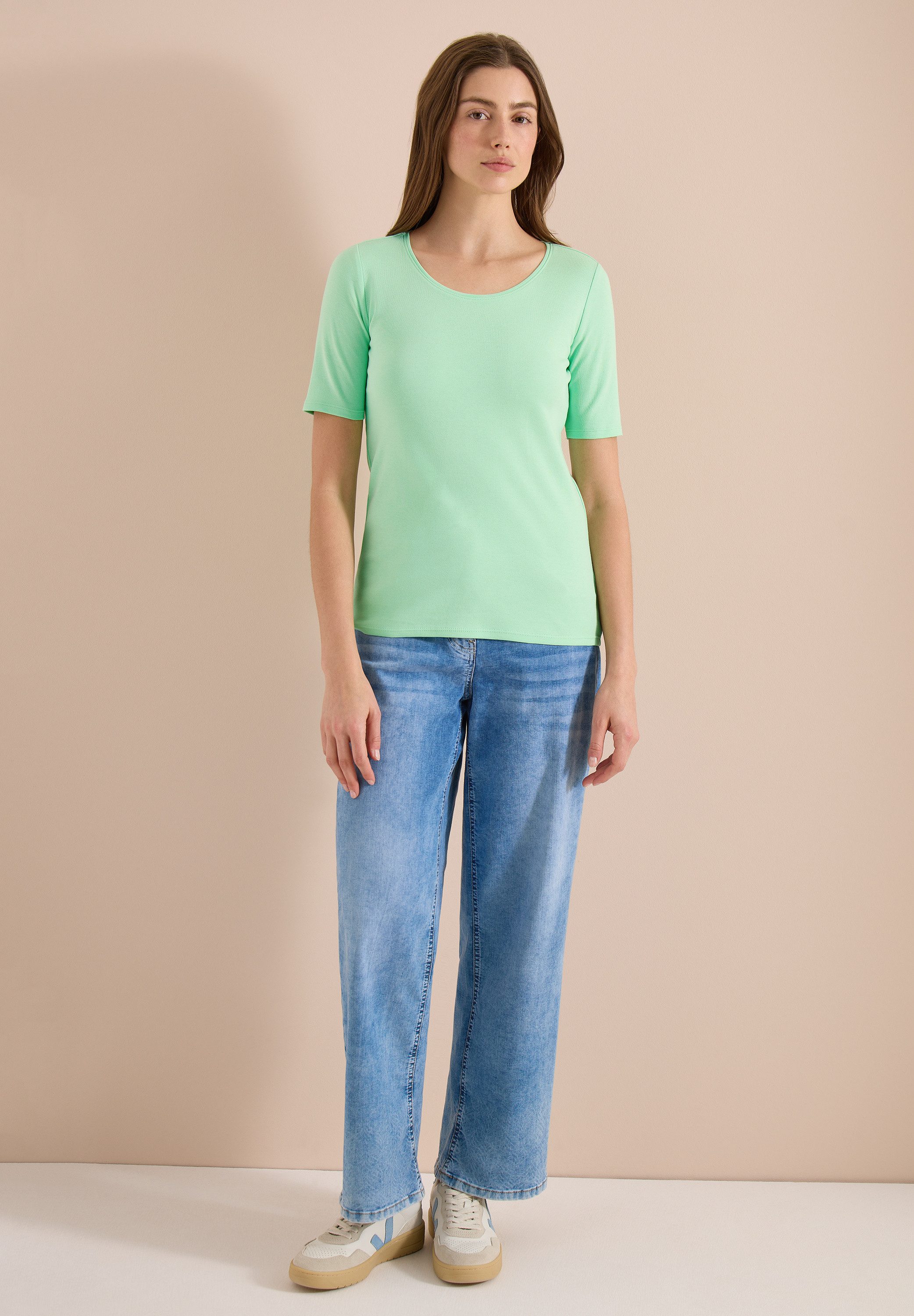 CECIL T-Shirt in Unifarbe