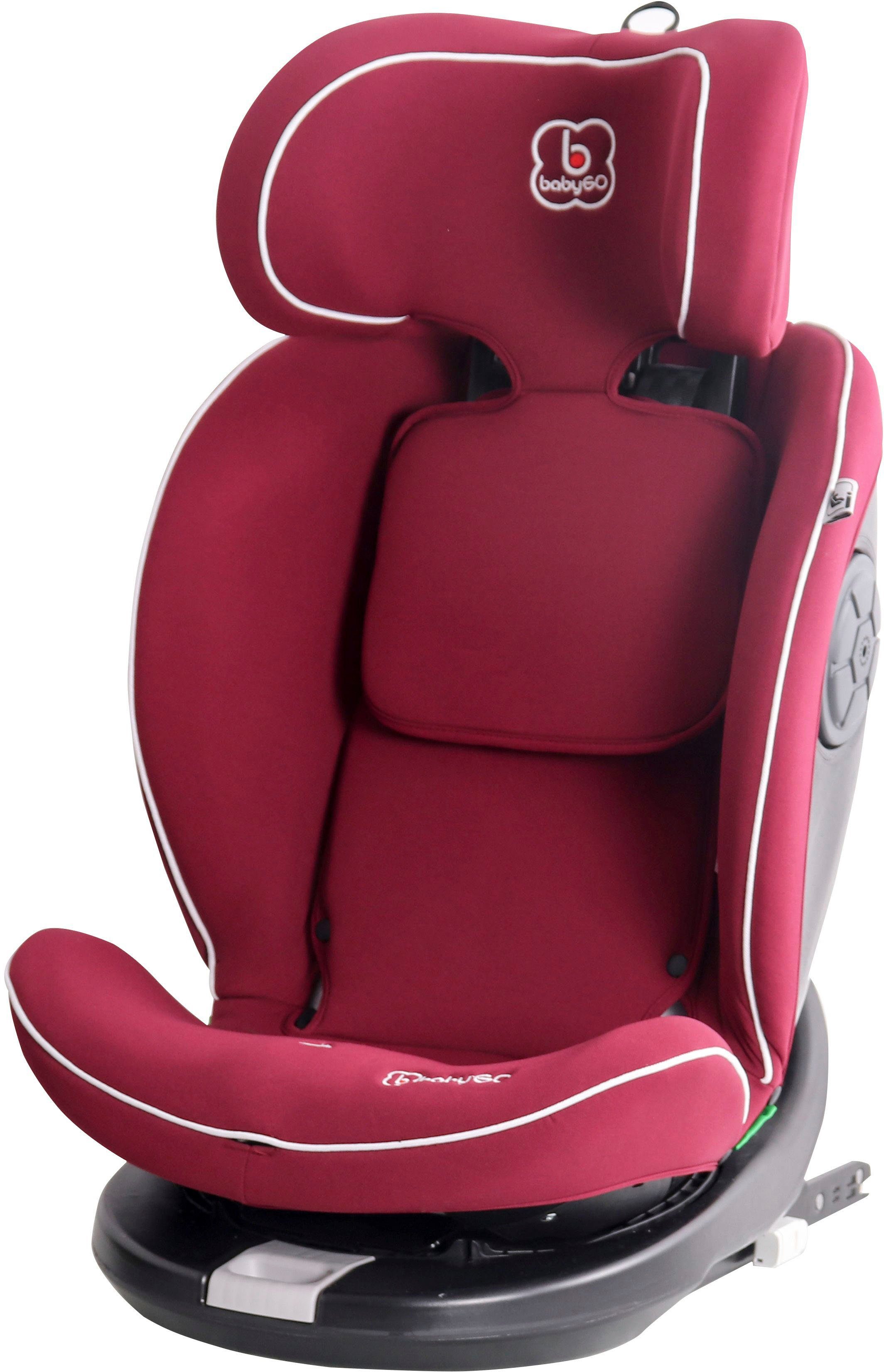 Nova2 BabyGo Size, 40-150 für cm I von Körpergröße Autokindersitz rot 360